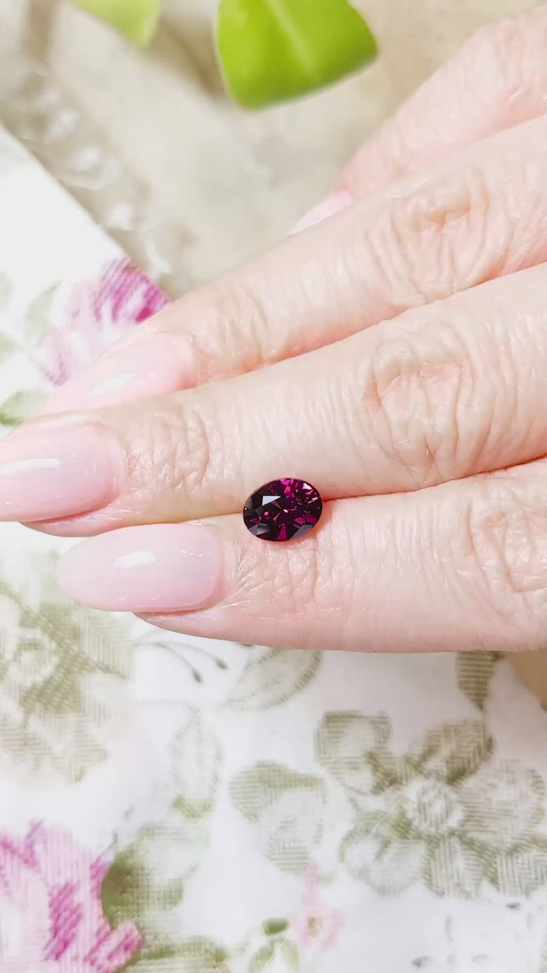 2.05 Ct. Rhodolite Garnet from Madagascar Size Video