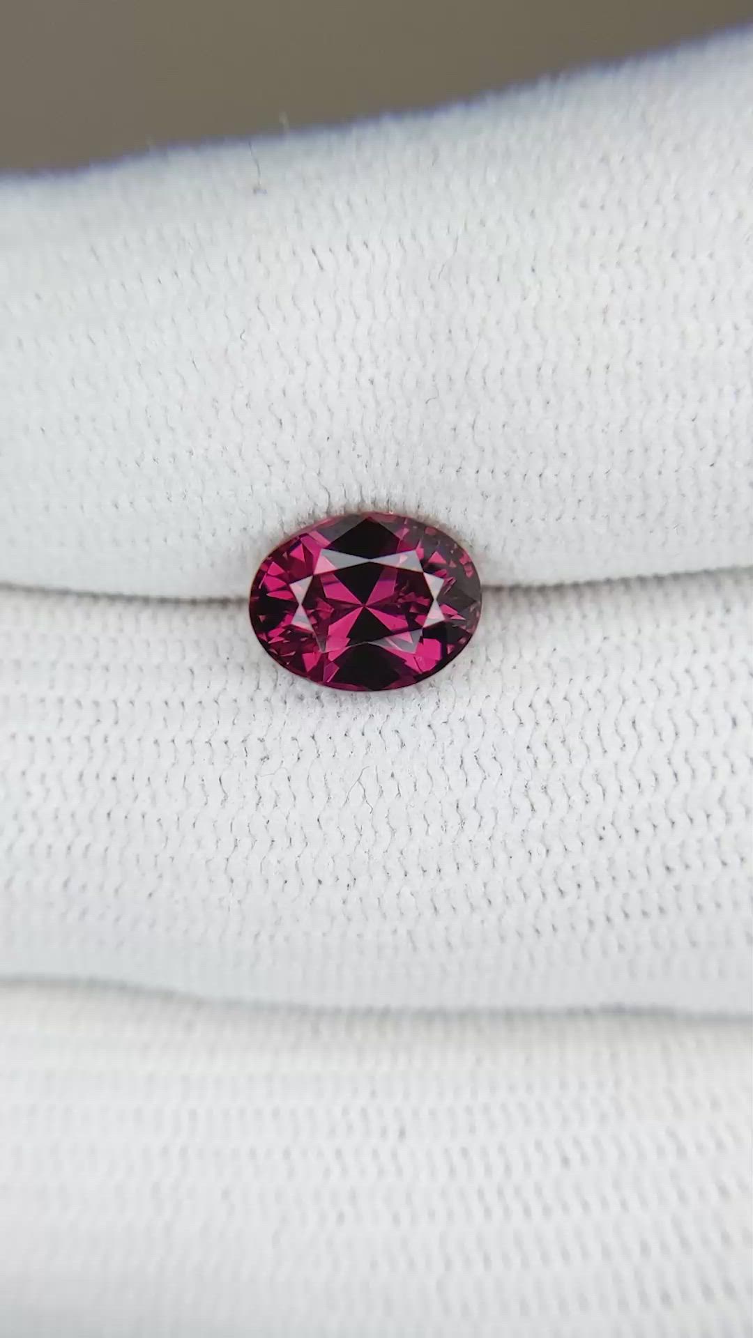2.05 Ct. Rhodolite Garnet from Madagascar Size Video