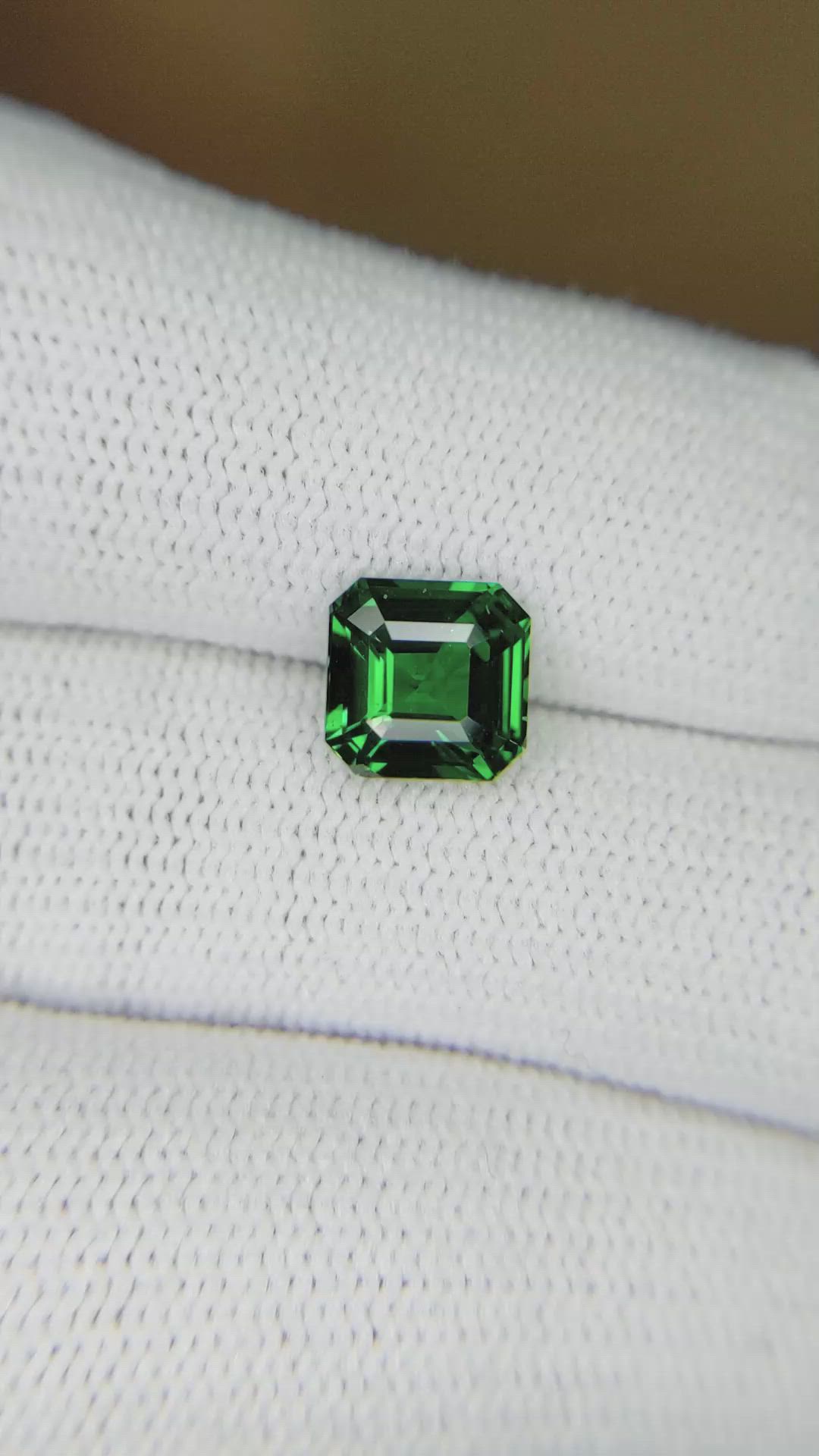 2.04 Ct. Tsavorite Garnet from Madagascar Size Video