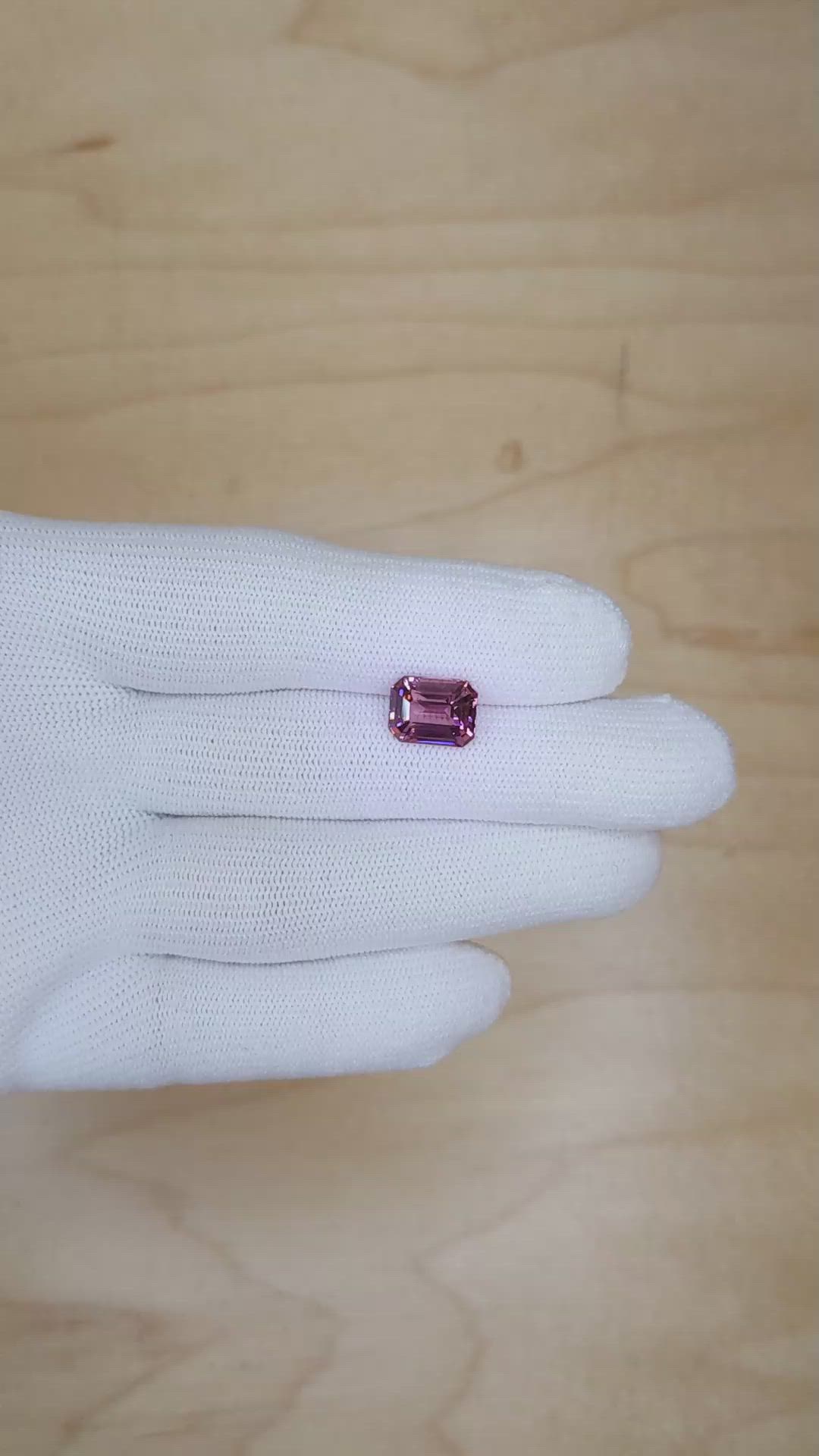 3.75 Ct. Spinel from Ceylon (Sri Lanka) Size Video