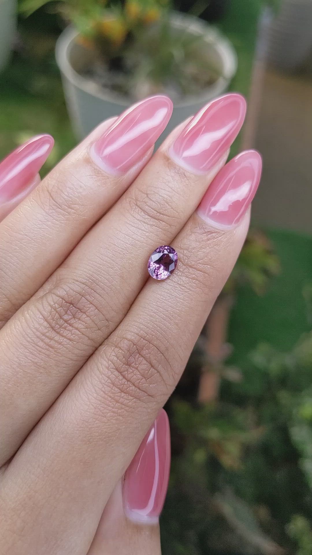 1.09 Ct. Spinel from Ceylon (Sri Lanka) Size Video