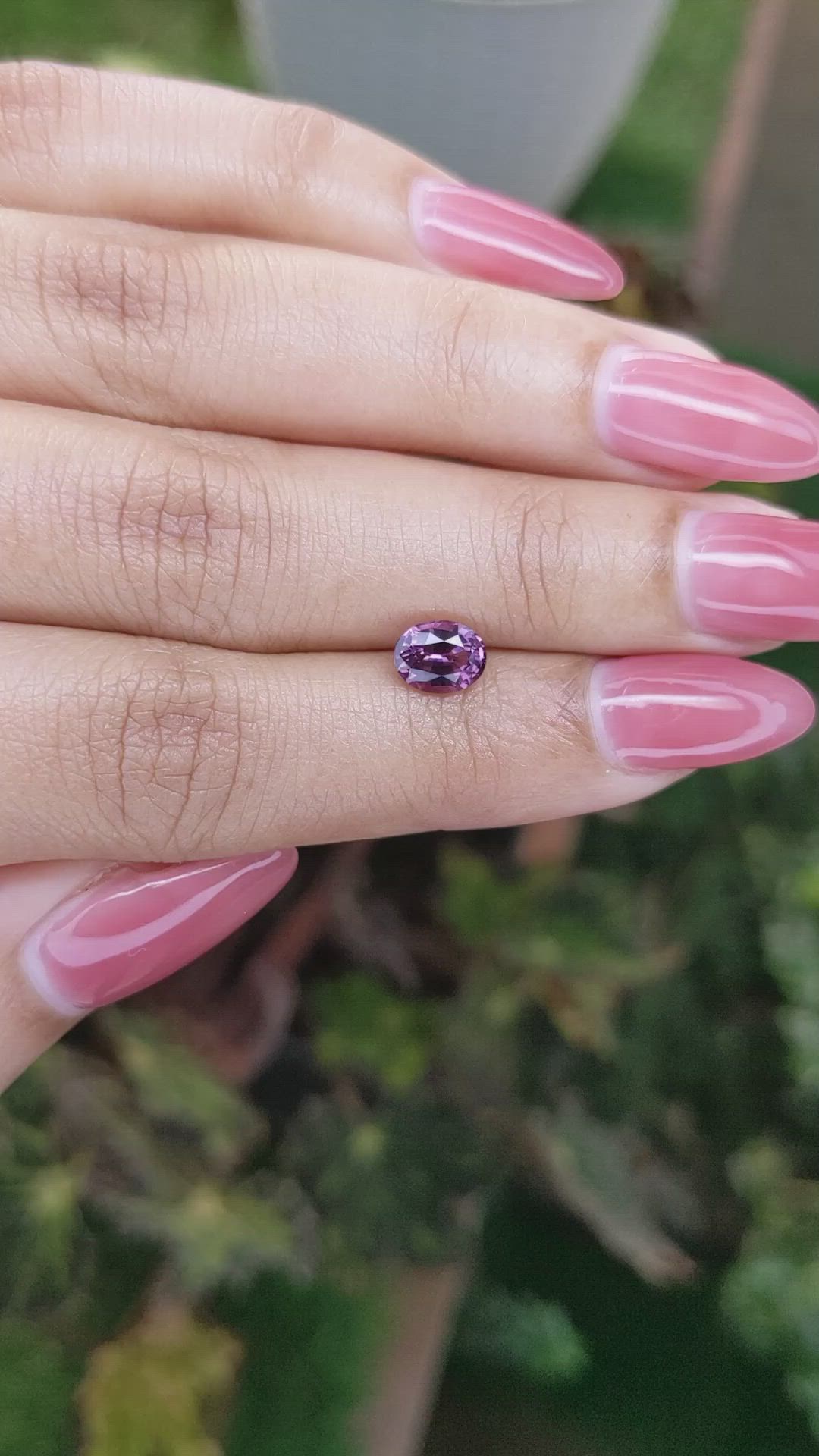 1.09 Ct. Spinel from Ceylon (Sri Lanka) Size Video