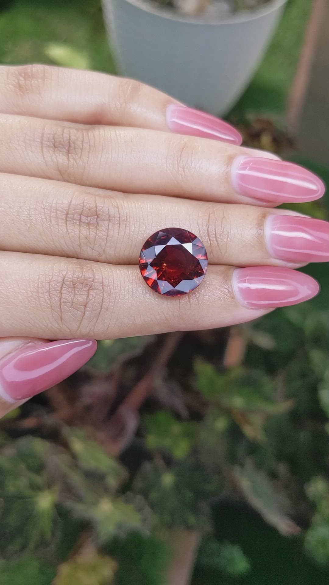 10.48 Ct. Hessonite Garnet from Madagascar Size Video