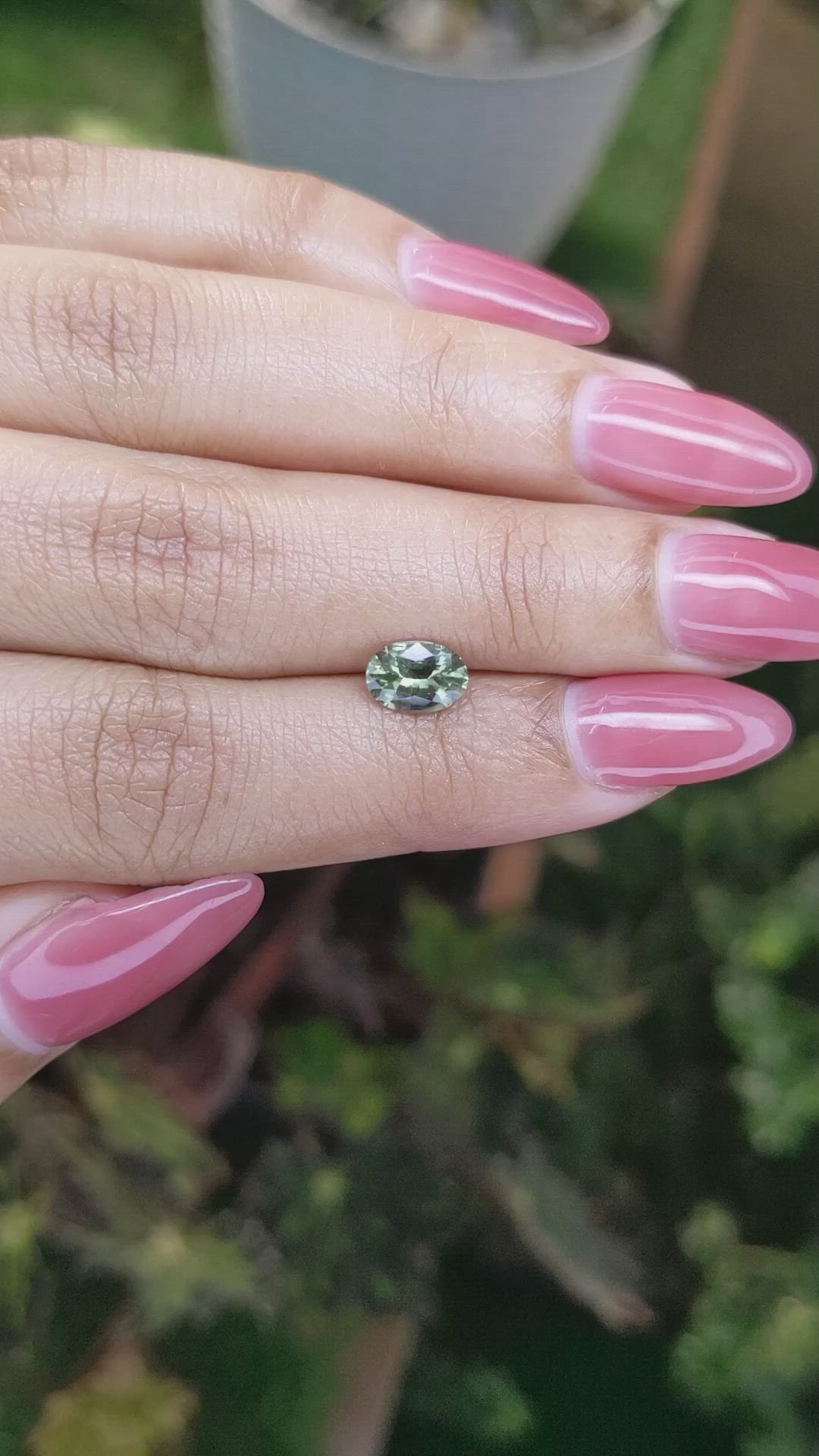 1.03 Ct. Chrysoberyl from Ceylon (Sri Lanka) Size Video