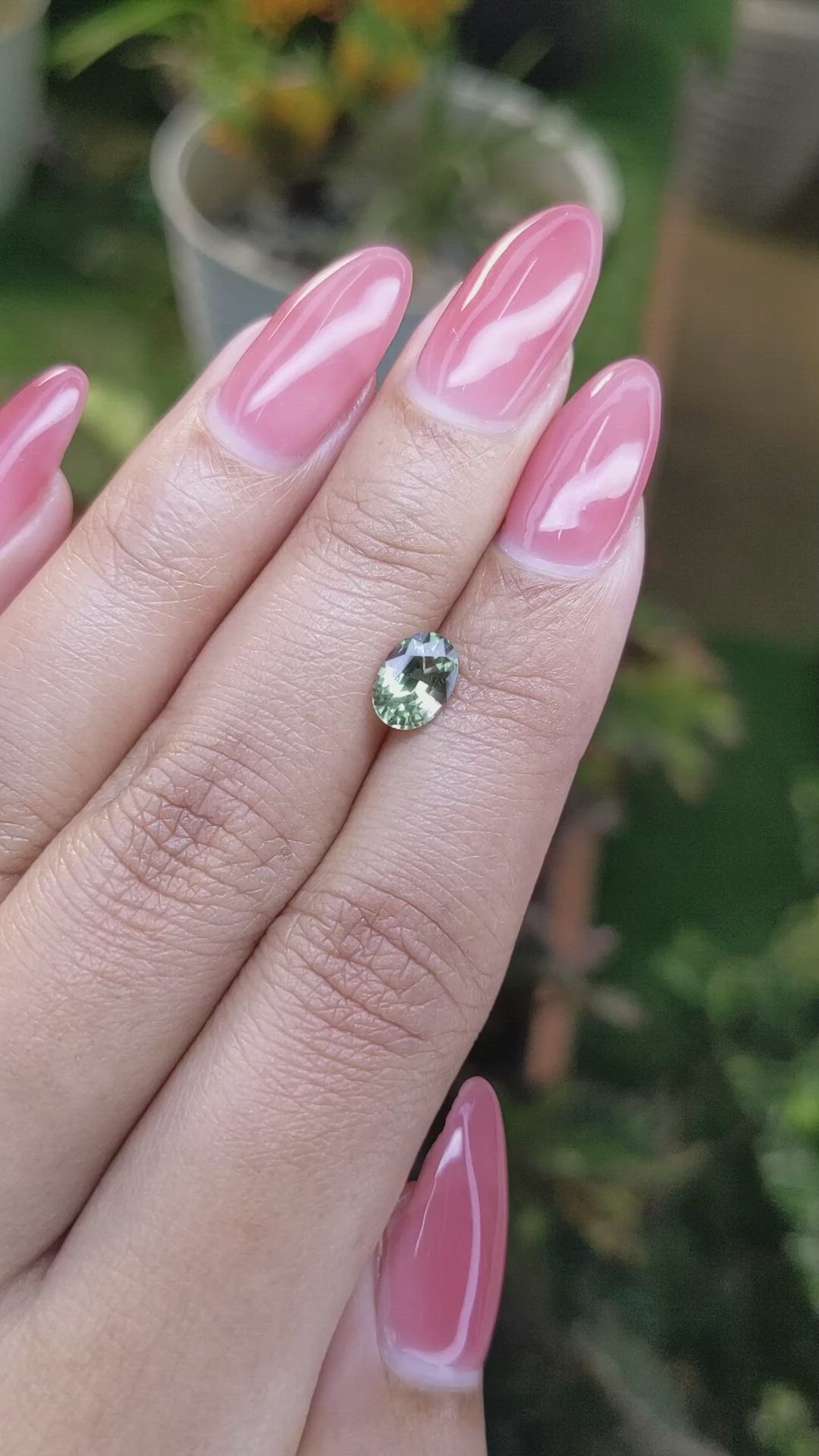 1.03 Ct. Chrysoberyl from Ceylon (Sri Lanka) Size Video