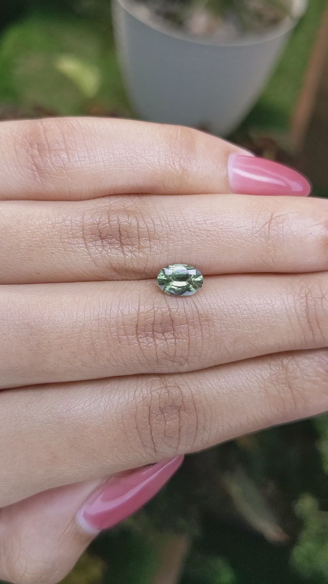 1.03 Ct. Chrysoberyl from Ceylon (Sri Lanka) Size Video