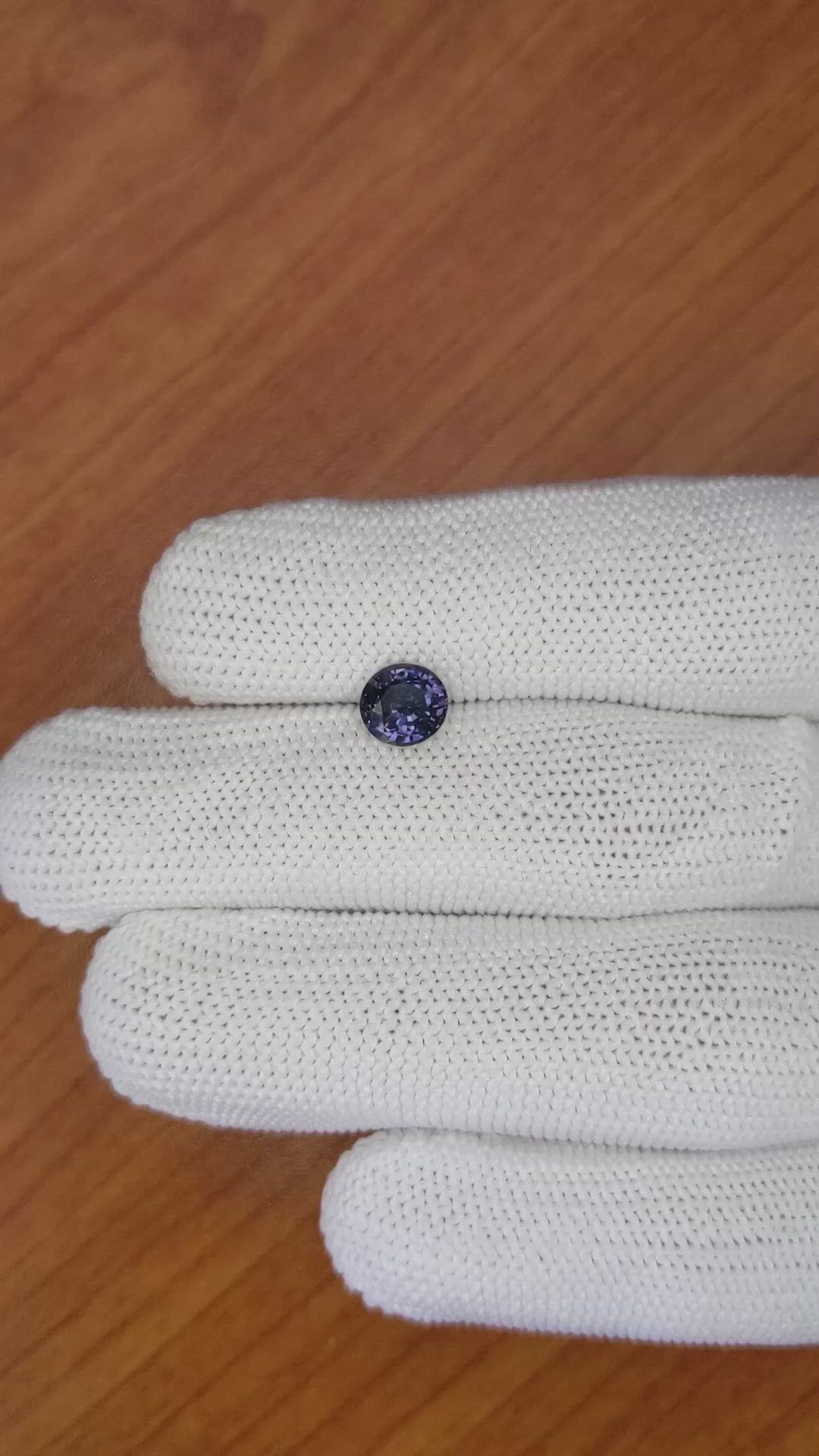 1.02 Ct. Violet Spinel from Ceylon (Sri Lanka) Size Video