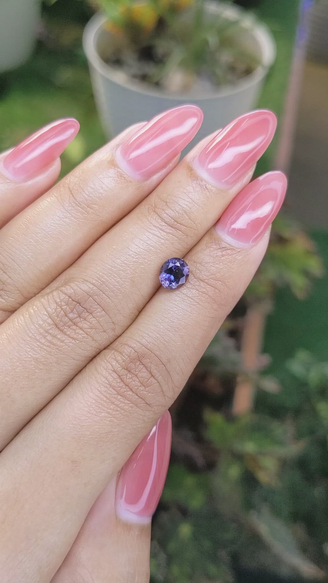 0.93 Ct. Spinel from Ceylon (Sri Lanka) Size Video