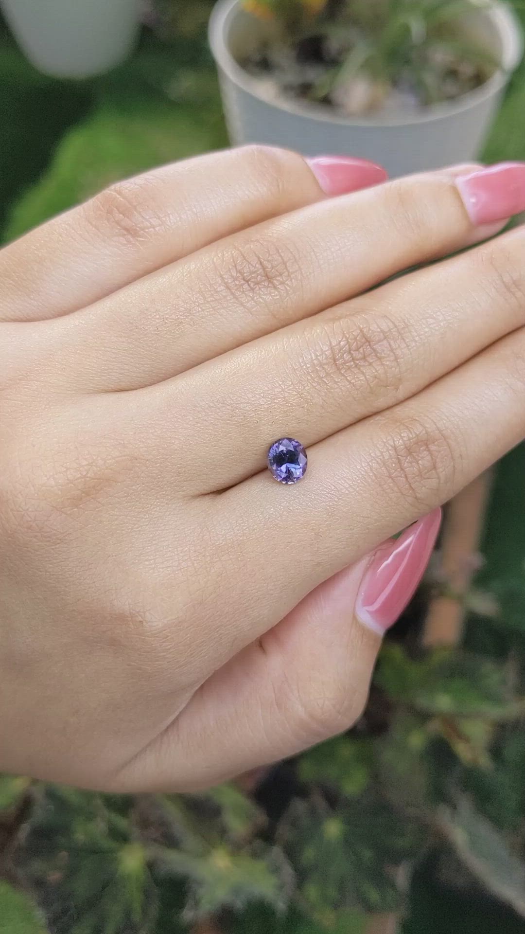 0.93 Ct. Spinel from Ceylon (Sri Lanka) Size Video