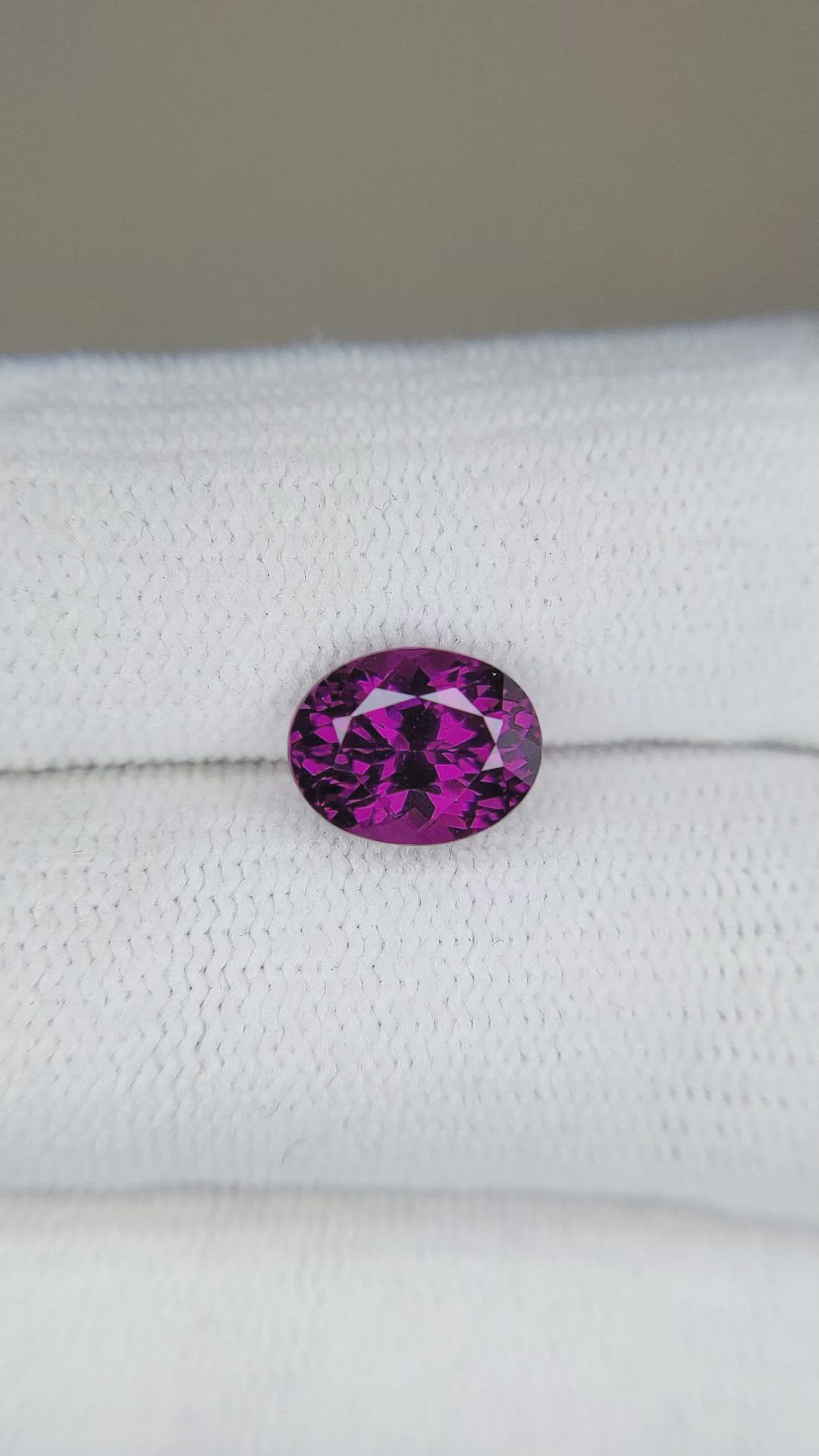 2.53 Ct. Garnet from Tanzania Size Video