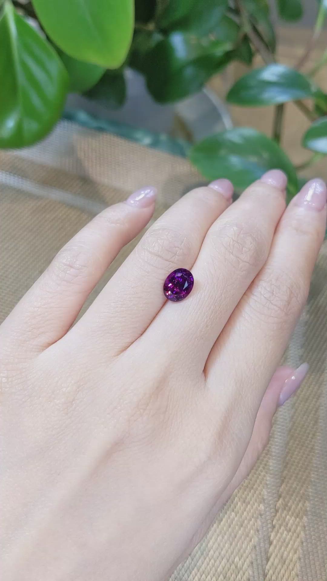 2.53 Ct. Garnet from Tanzania Size Video