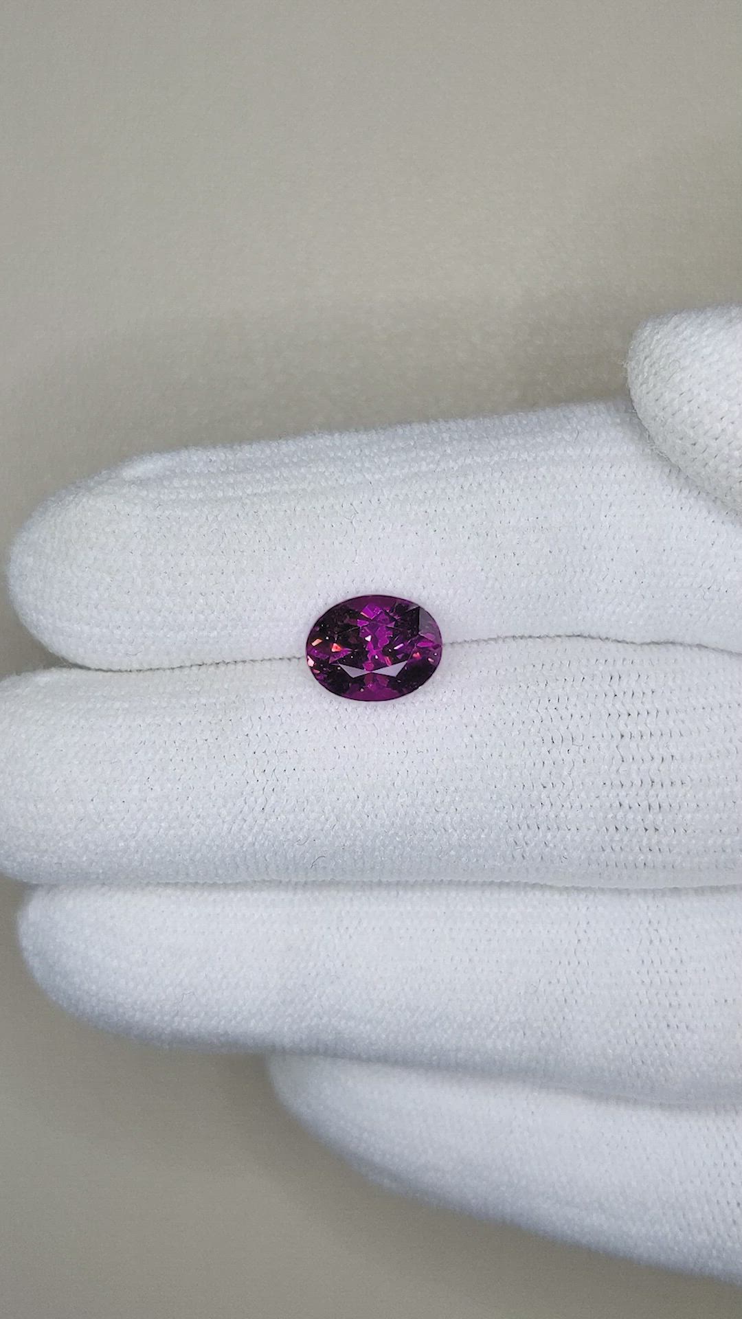 2.53 Ct. Garnet from Tanzania Size Video