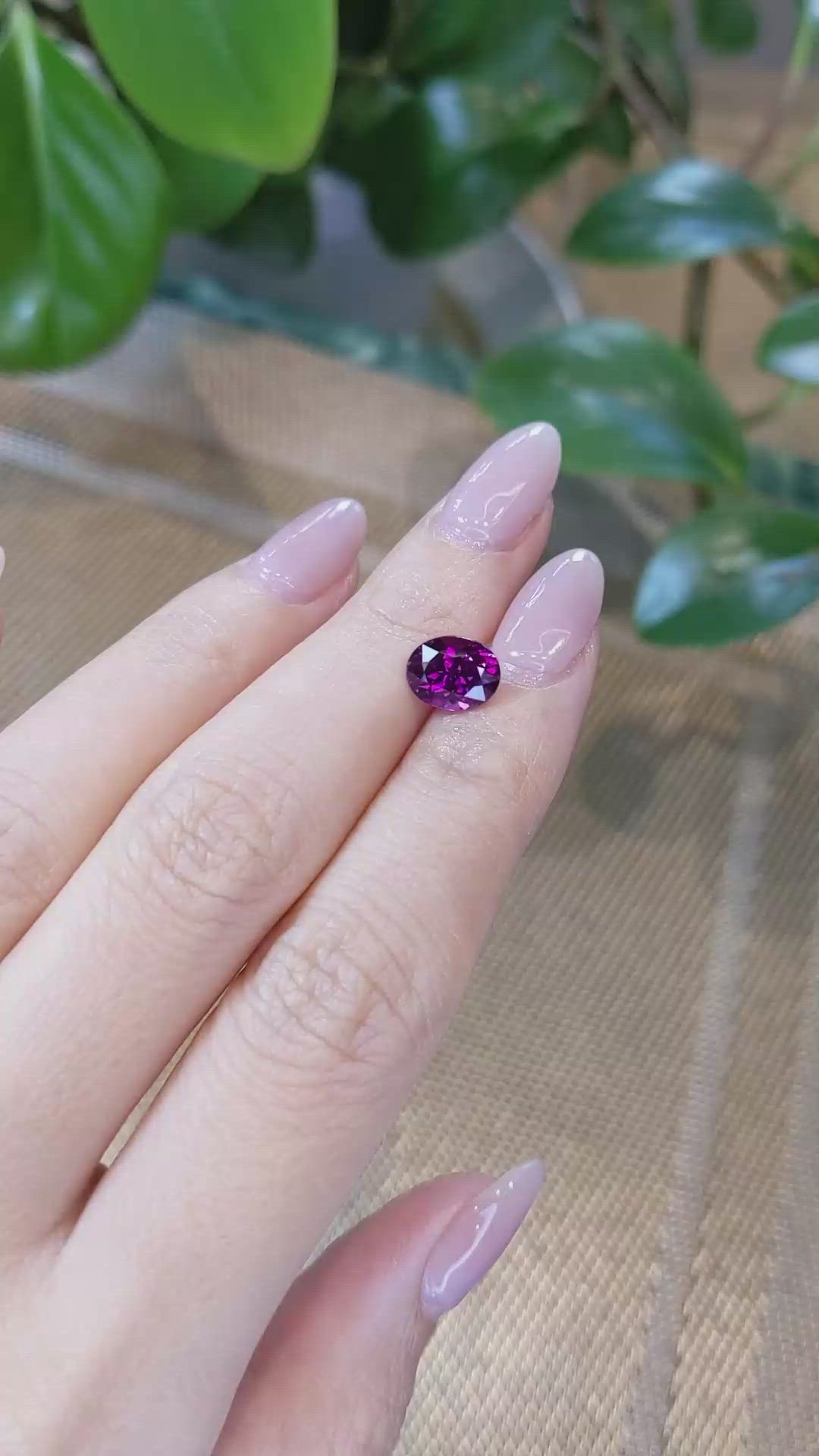 2.53 Ct. Garnet from Tanzania Size Video