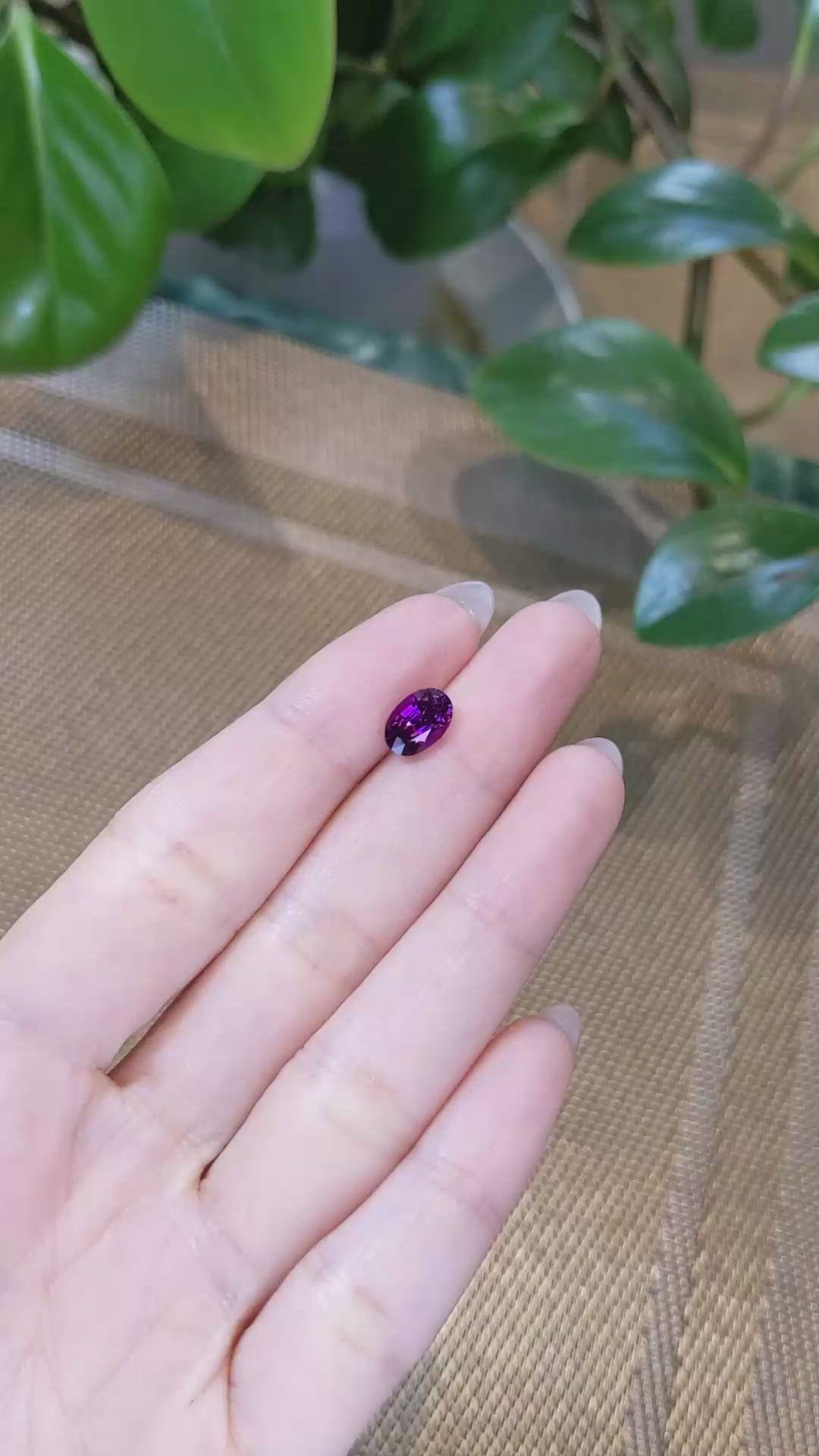 2.23 Ct. Garnet from Mozambique Size Video
