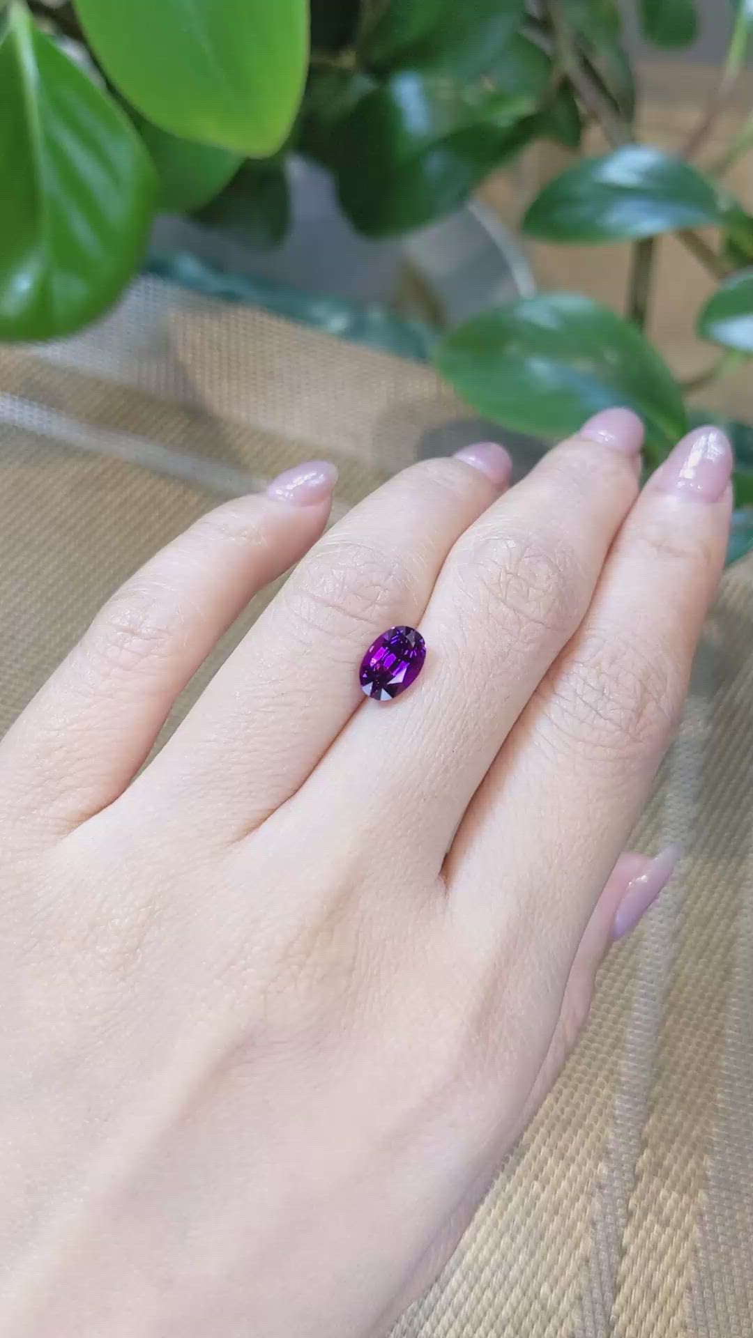 2.23 Ct. Garnet from Mozambique Size Video