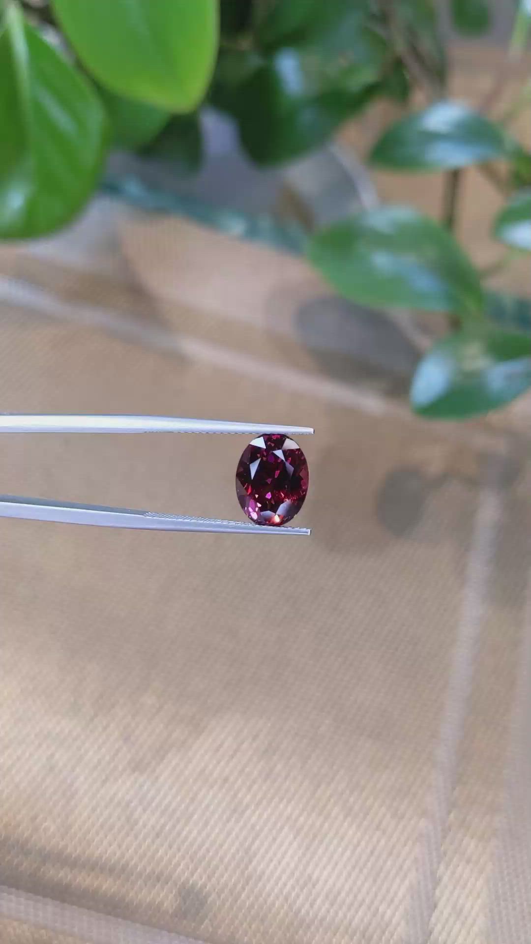 4.82 Ct. Garnet from Tanzania Size Video