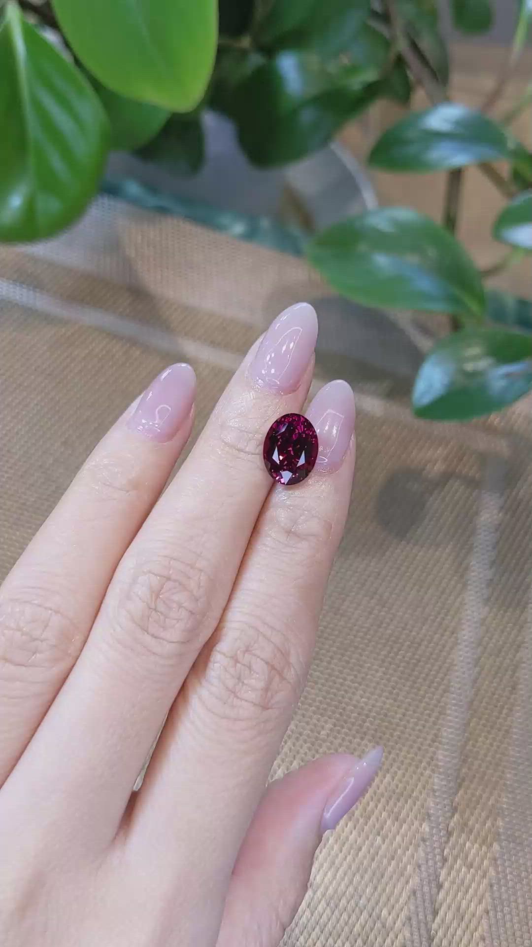 4.82 Ct. Garnet from Tanzania Size Video