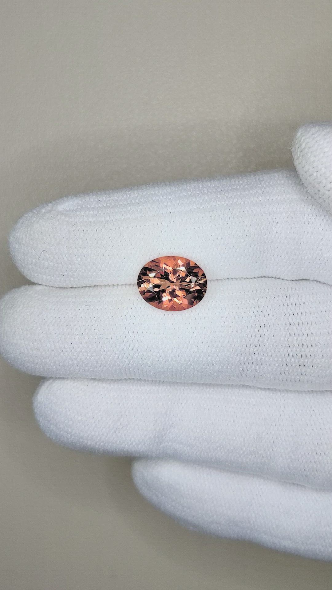 2.23 Ct. Tourmaline from Mozambique Size Video