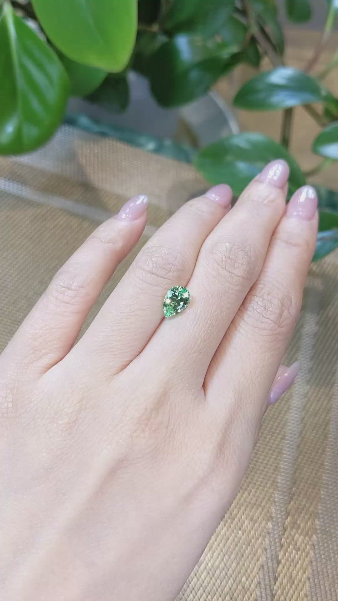 1.85 Ct. Garnet from Tanzania Size Video