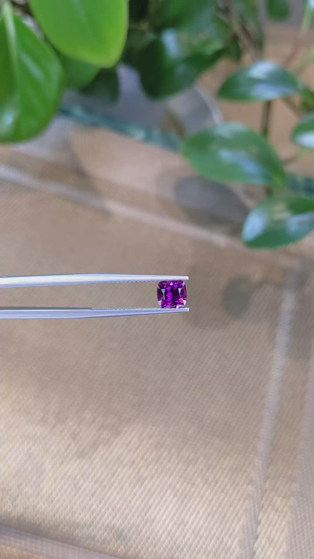 1.33 Ct. Garnet from Mozambique Size Video