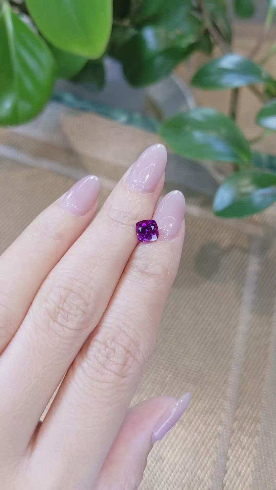 1.33 Ct. Garnet from Mozambique Size Video