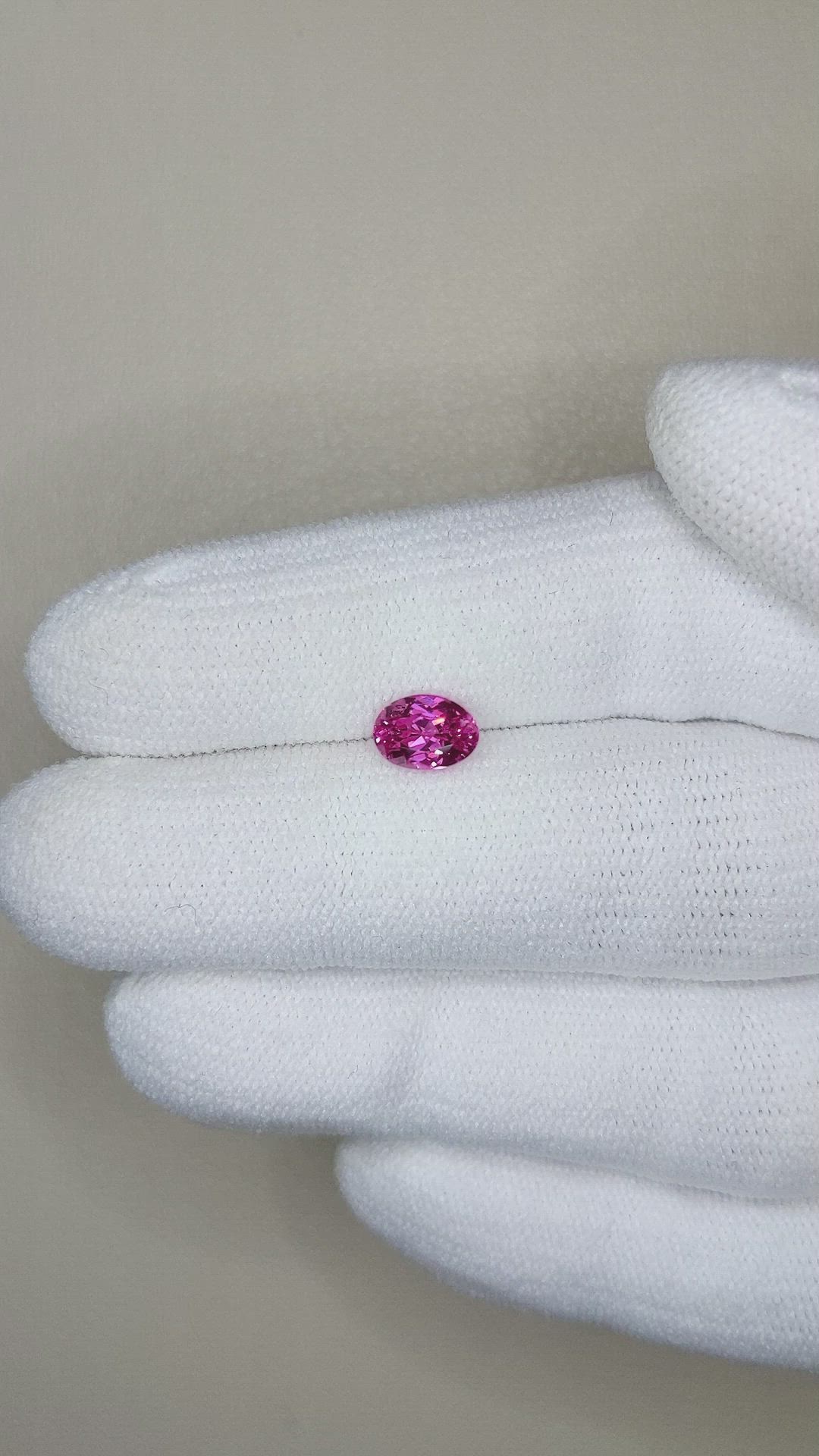 1.00 Ct. Spinel from Tanzania Size Video