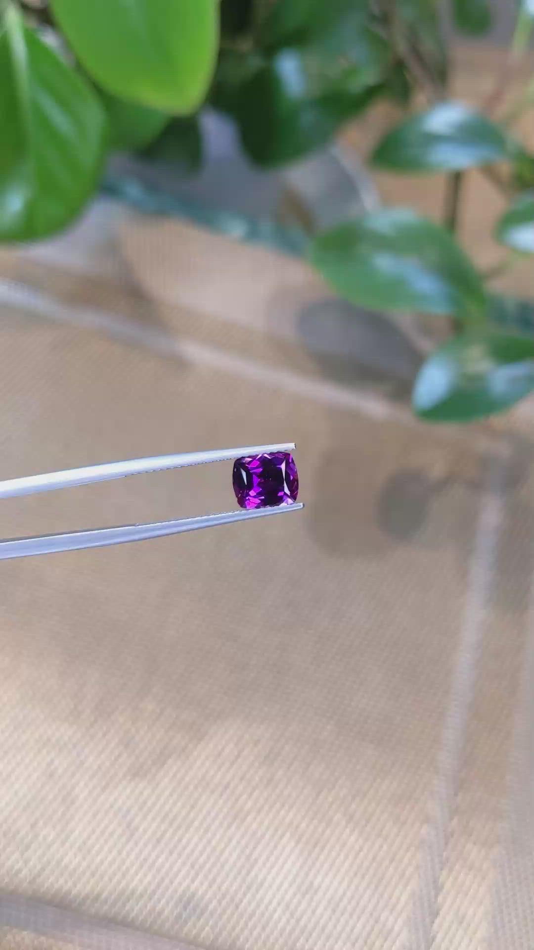 1.88 Ct. Garnet from Mozambique Size Video