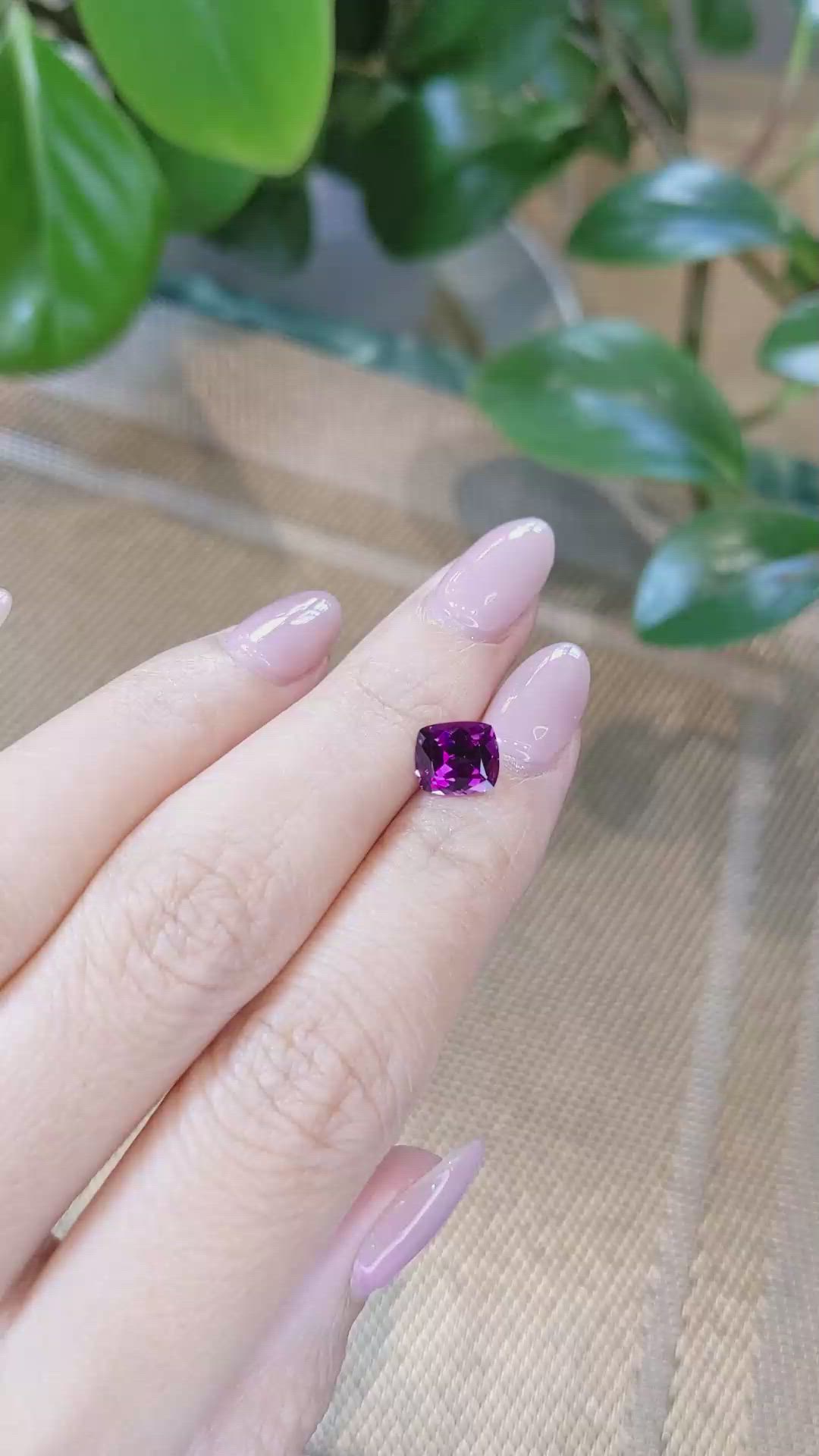 1.88 Ct. Garnet from Mozambique Size Video