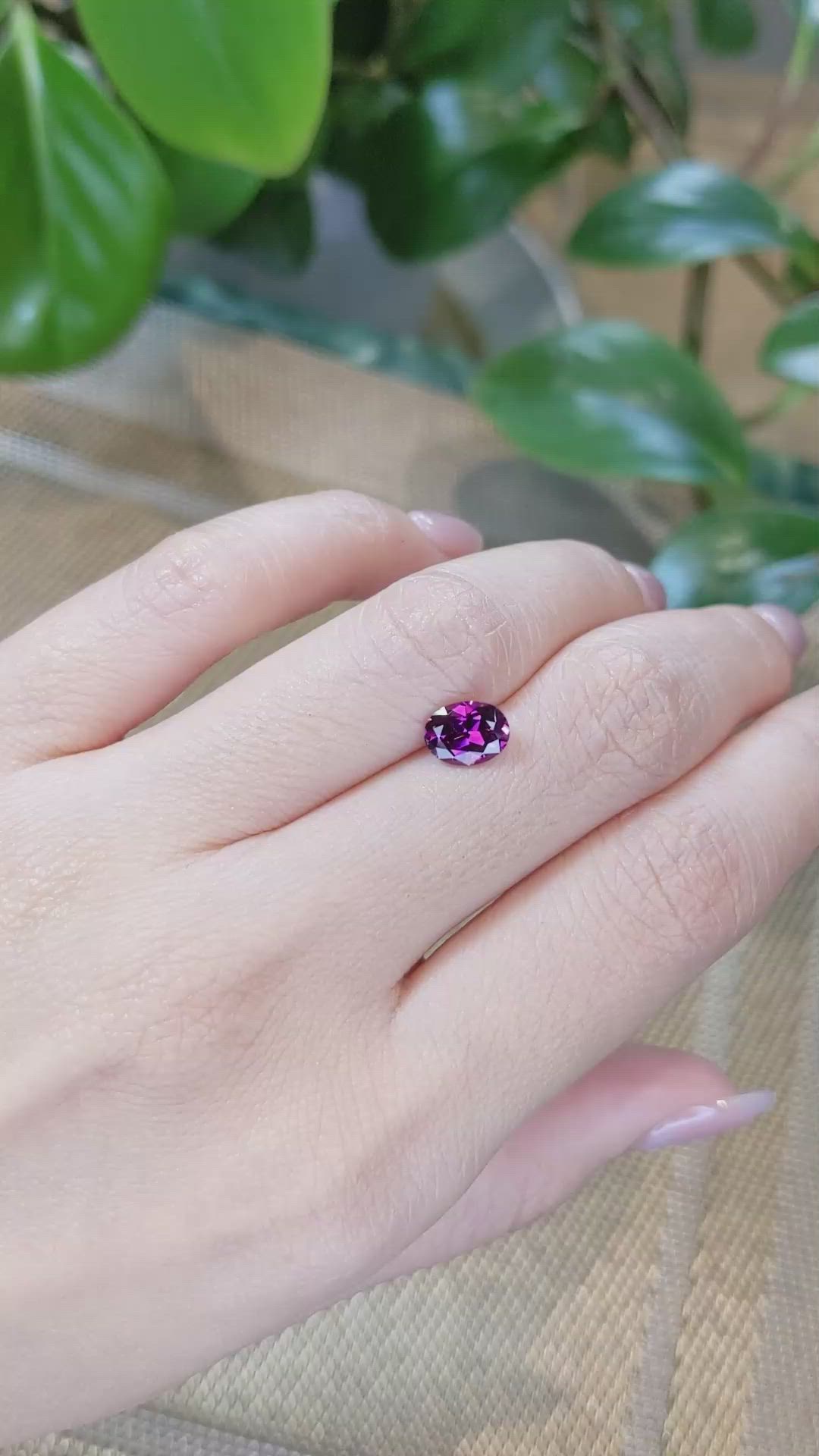 1.45 Ct. Garnet from Mozambique Size Video