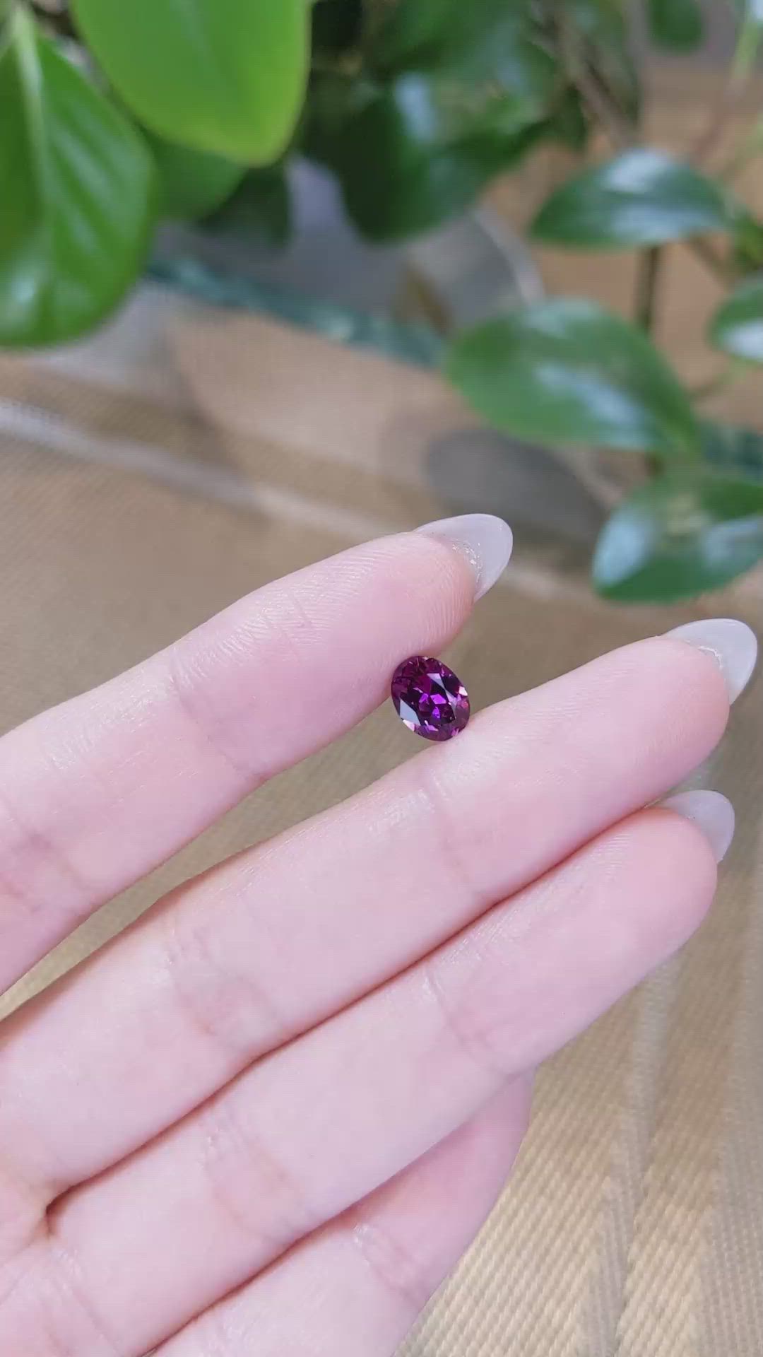 1.45 Ct. Garnet from Mozambique Size Video