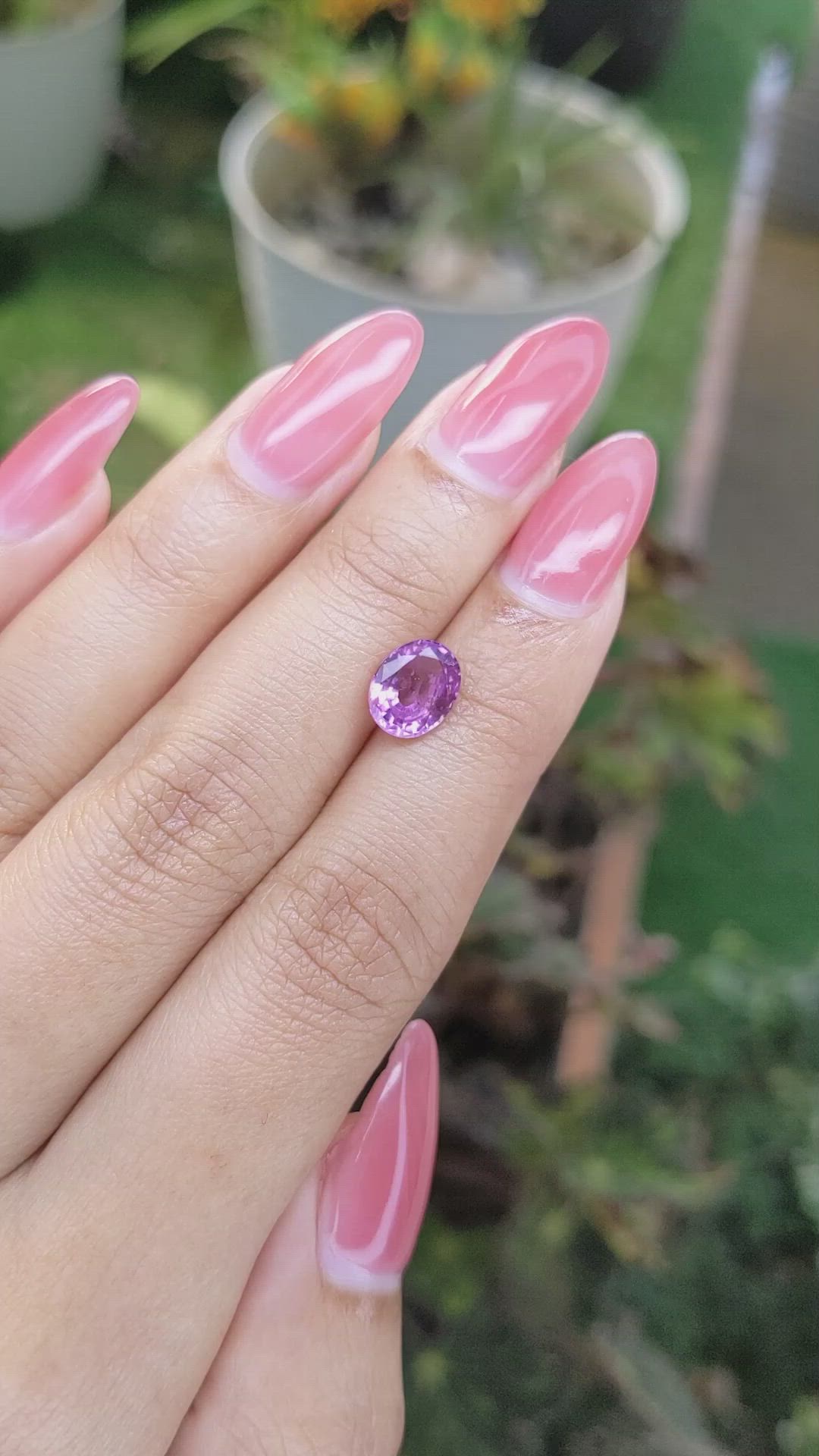 1.84 Ct. Spinel from Ceylon (Sri Lanka) Size Video