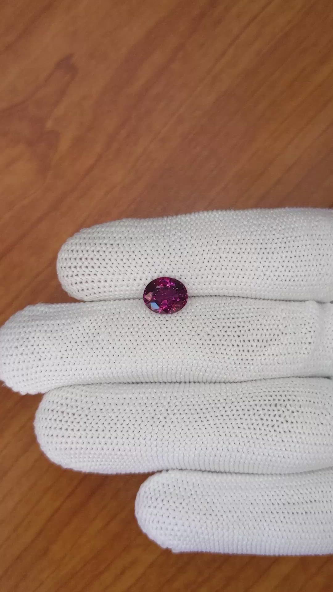 2.42 Ct. Spinel from Ceylon (Sri Lanka) Size Video