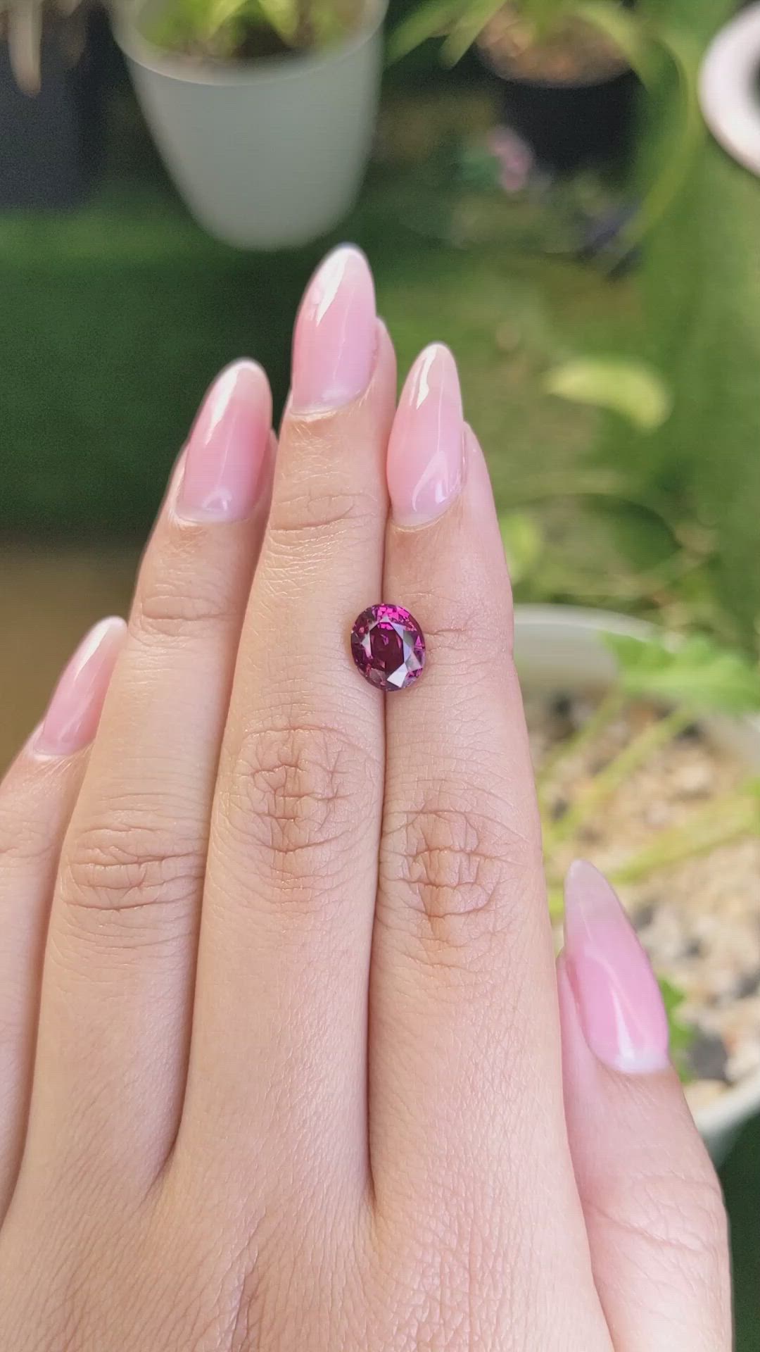 2.42 Ct. Spinel from Ceylon (Sri Lanka) Size Video