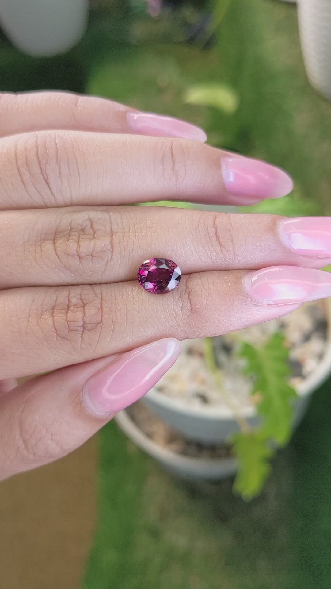 2.42 Ct. Spinel from Ceylon (Sri Lanka) Size Video