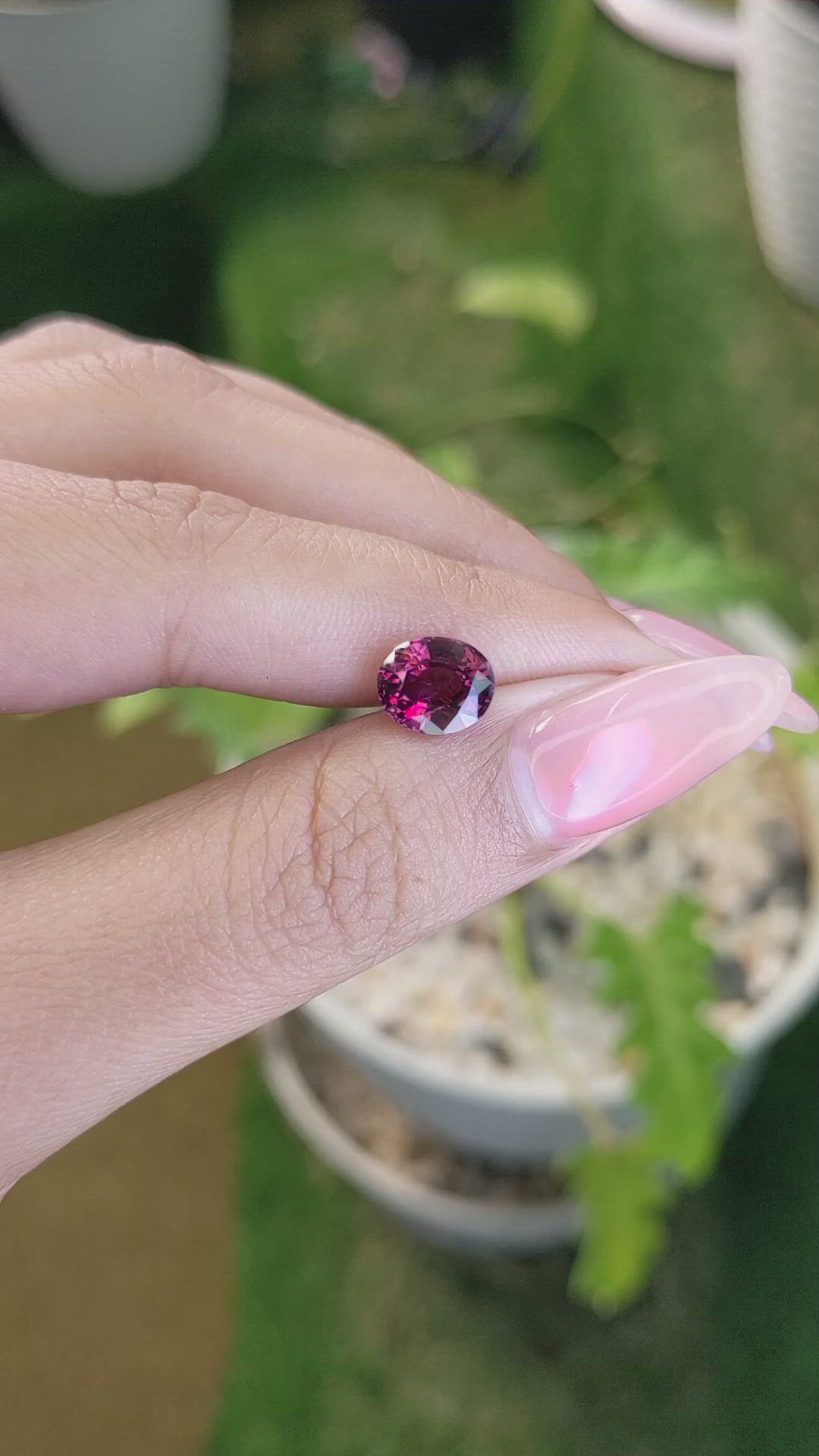 2.42 Ct. Spinel from Ceylon (Sri Lanka) Size Video