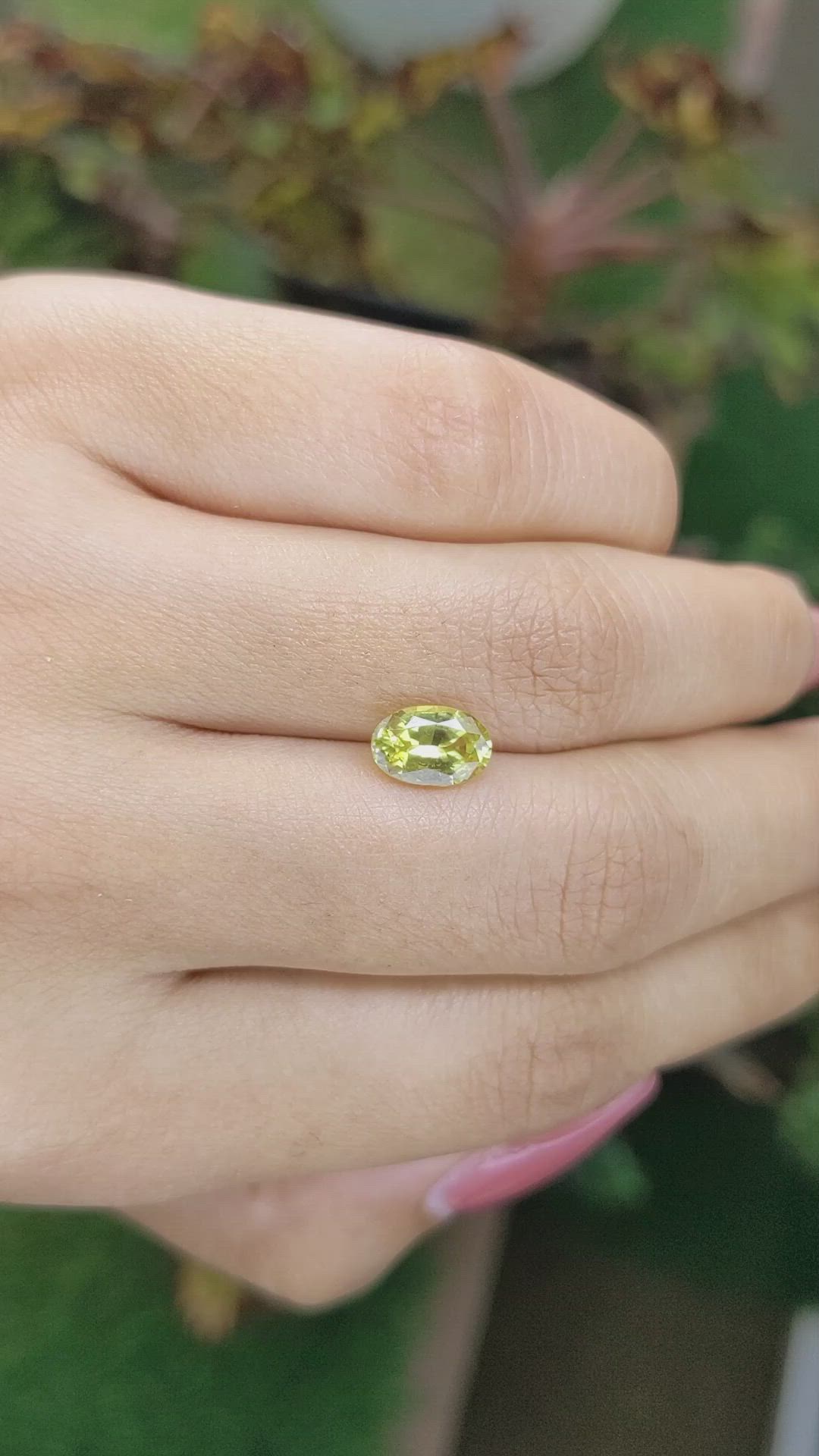 1.49 Ct. Chrysoberyl from Ceylon (Sri Lanka) Size Video