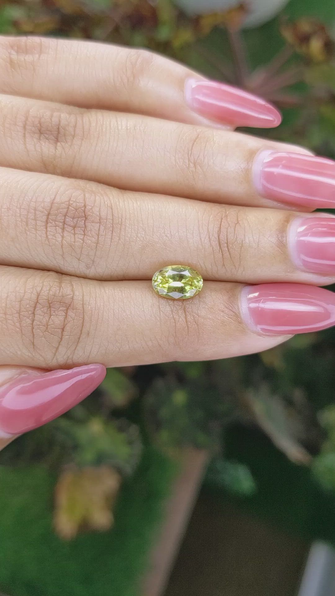 1.49 Ct. Chrysoberyl from Ceylon (Sri Lanka) Size Video