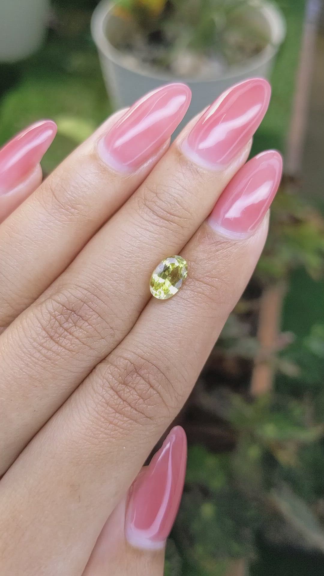 1.49 Ct. Chrysoberyl from Ceylon (Sri Lanka) Size Video