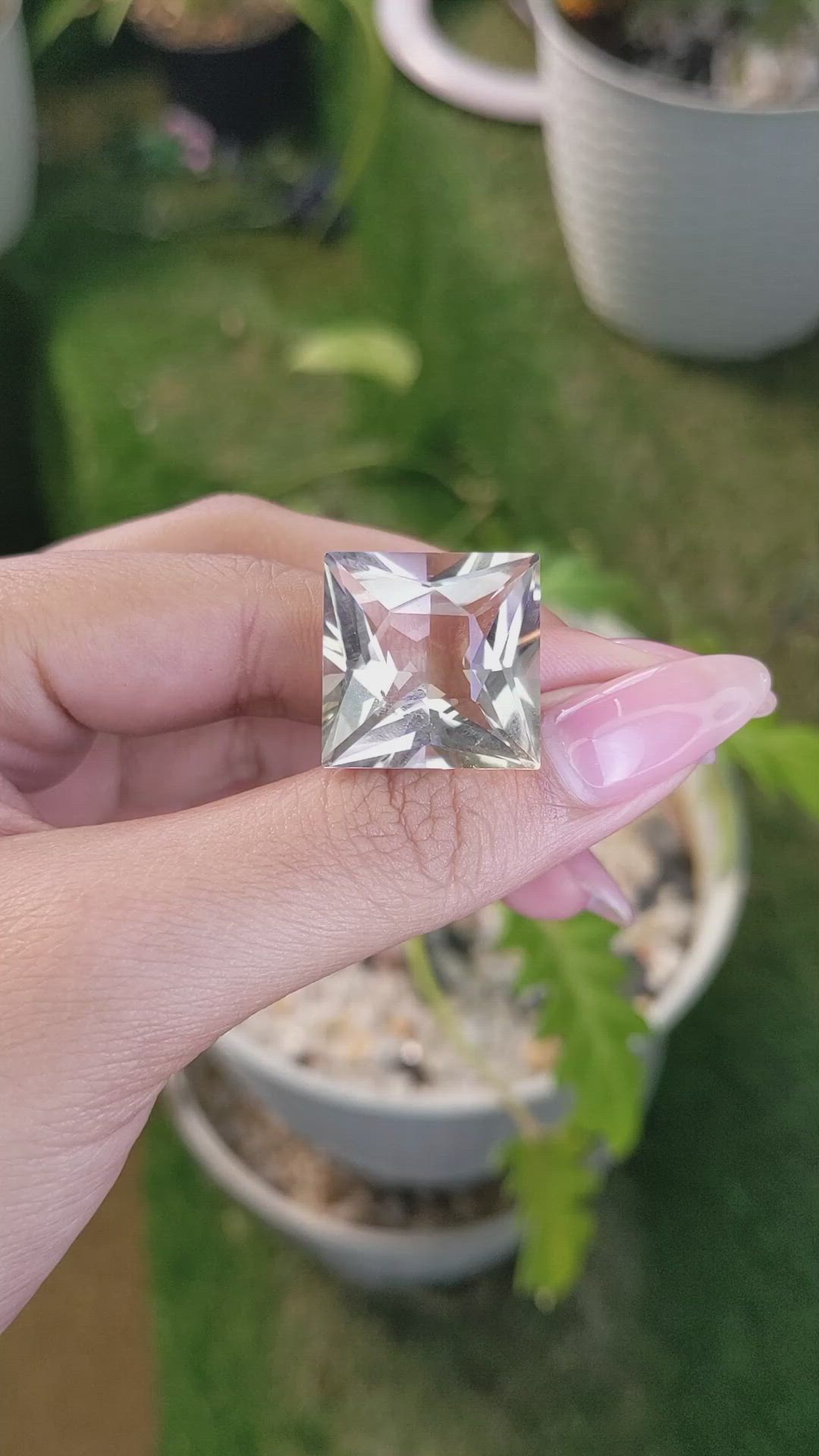 29.71 Ct. Smokey Quartz from Ceylon (Sri Lanka) Size Video