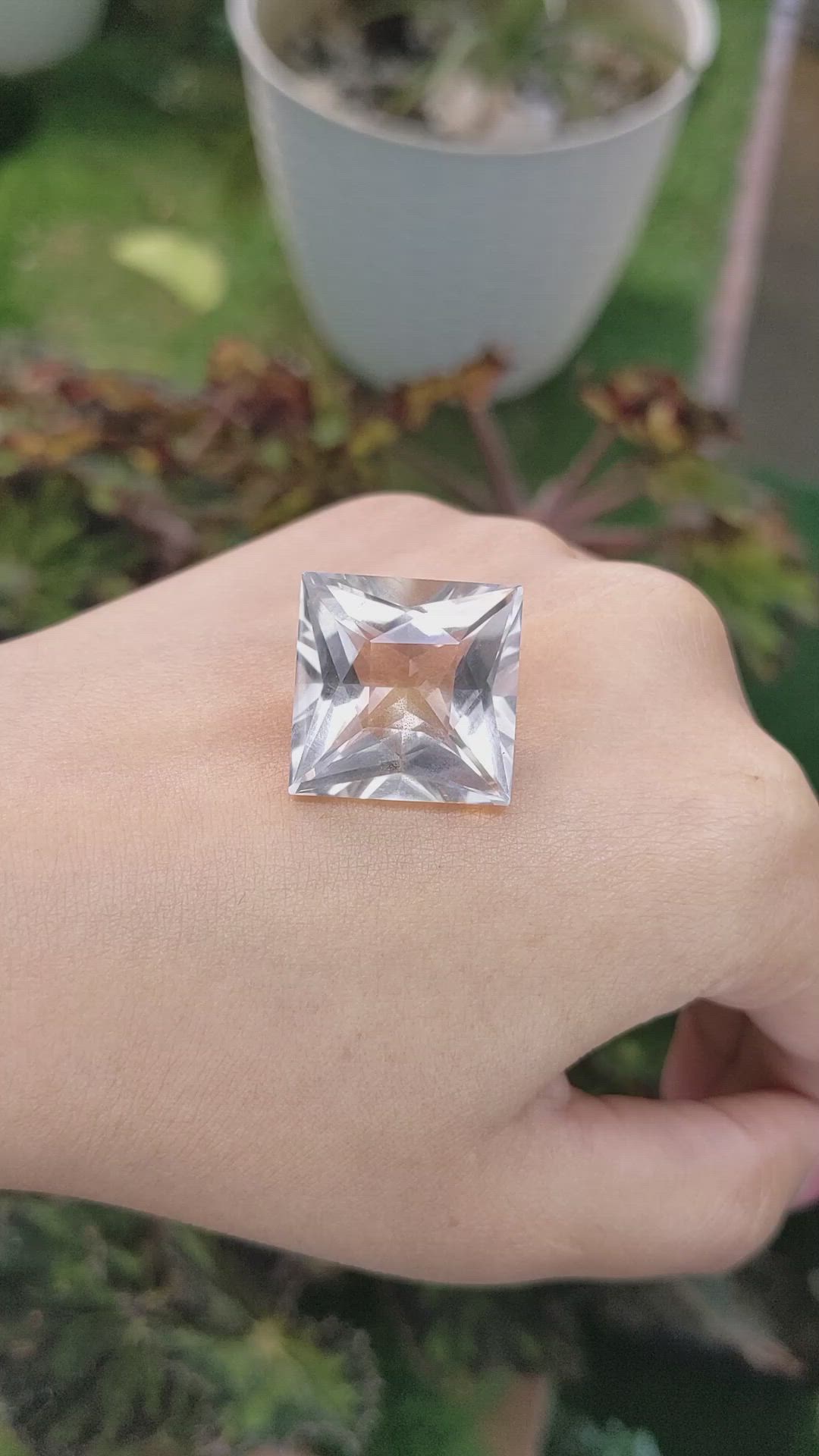 29.71 Ct. Smokey Quartz from Ceylon (Sri Lanka) Size Video