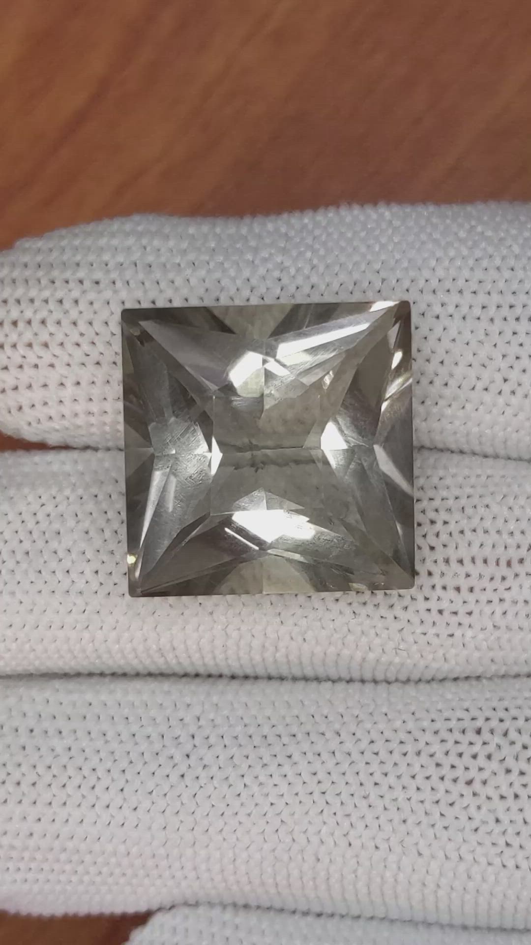 29.71 Ct. Smokey Quartz from Ceylon (Sri Lanka) Size Video