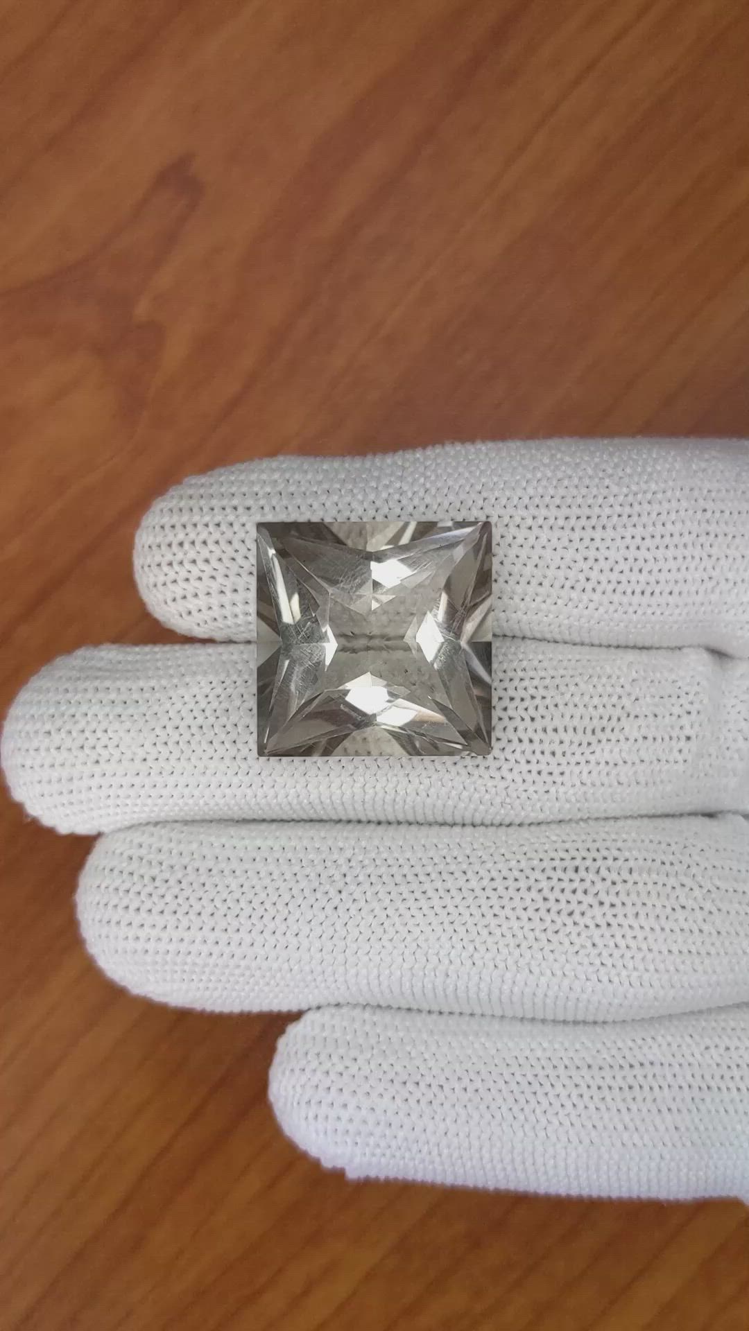 29.71 Ct. Smokey Quartz from Ceylon (Sri Lanka) Size Video