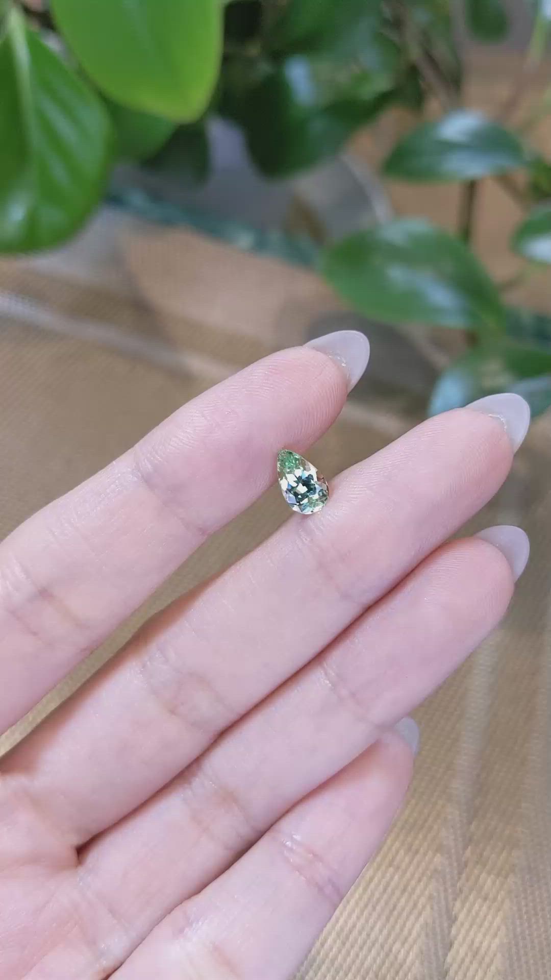 1.23 Ct. Garnet from Tanzania Size Video