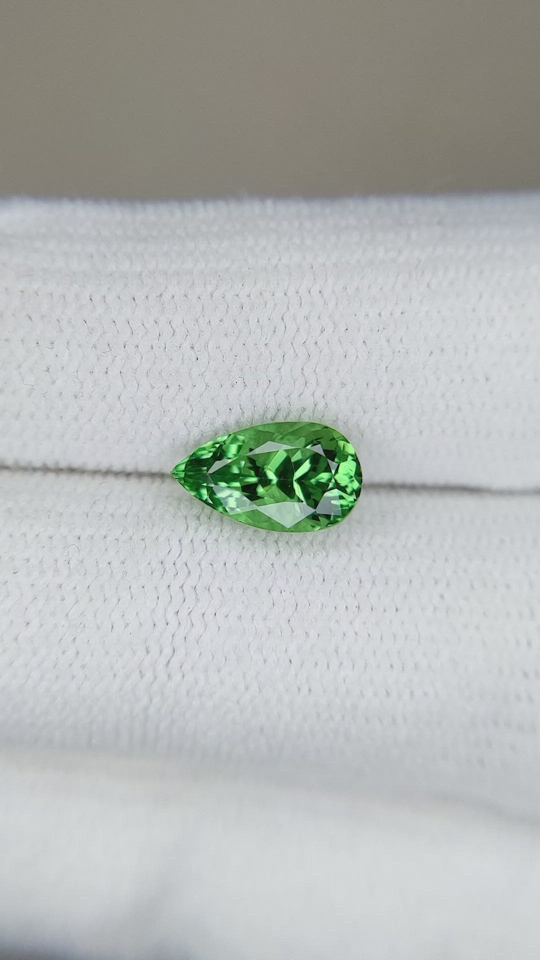1.77 Ct. Tsavorite Garnet from Tanzania Size Video