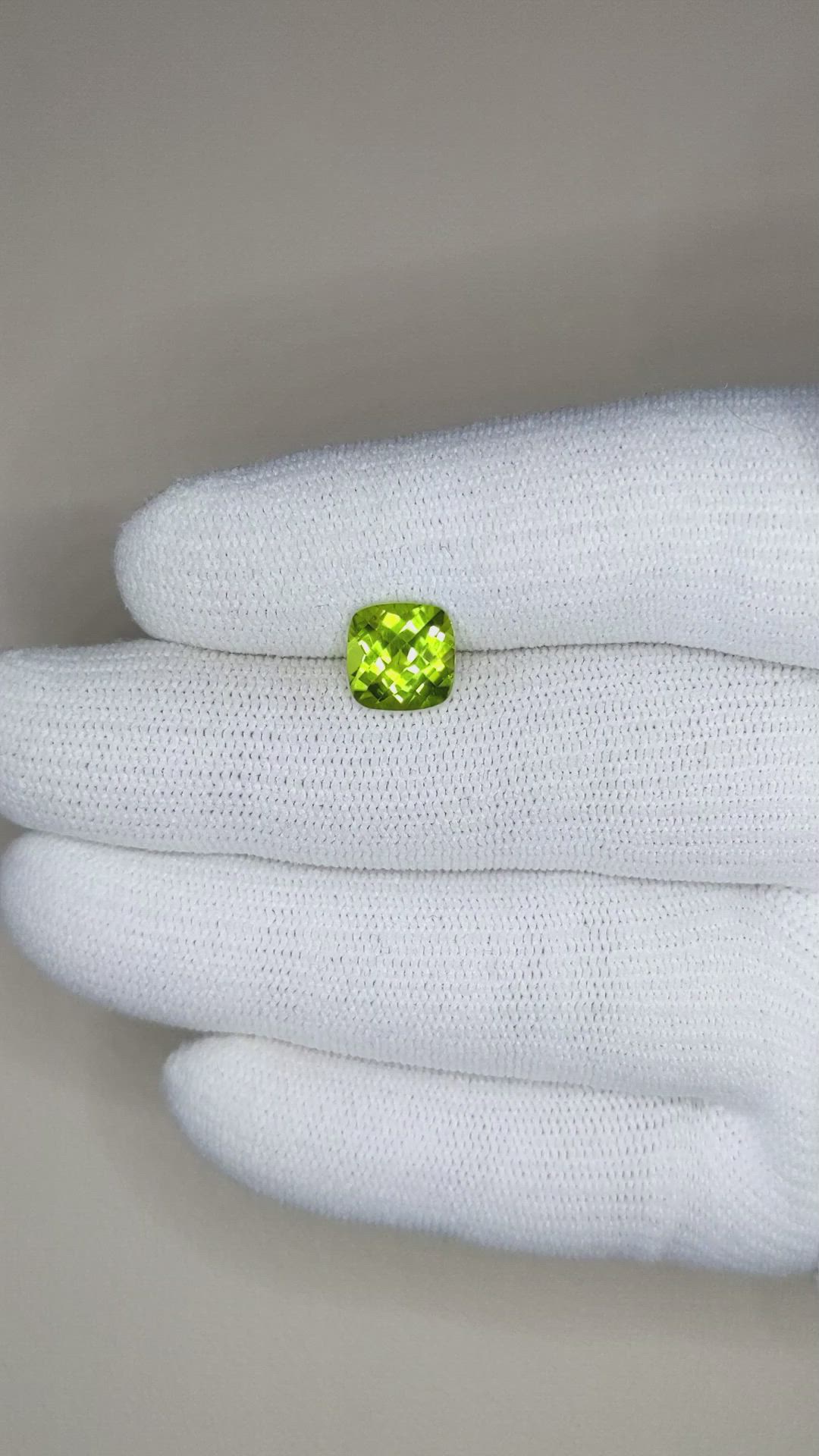 2.73 Ct. Peridot from Burma (Myanmar) Size Video
