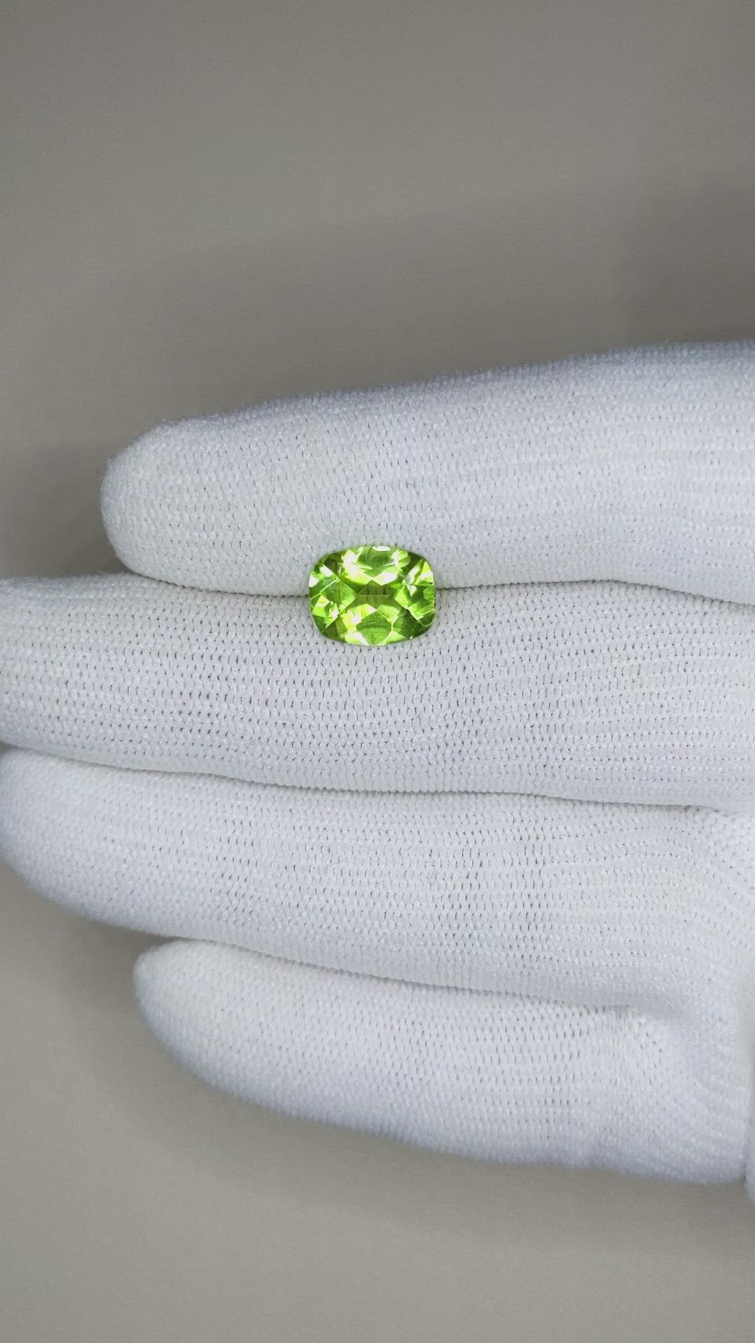 2.31 Ct. Peridot from Burma (Myanmar) Size Video