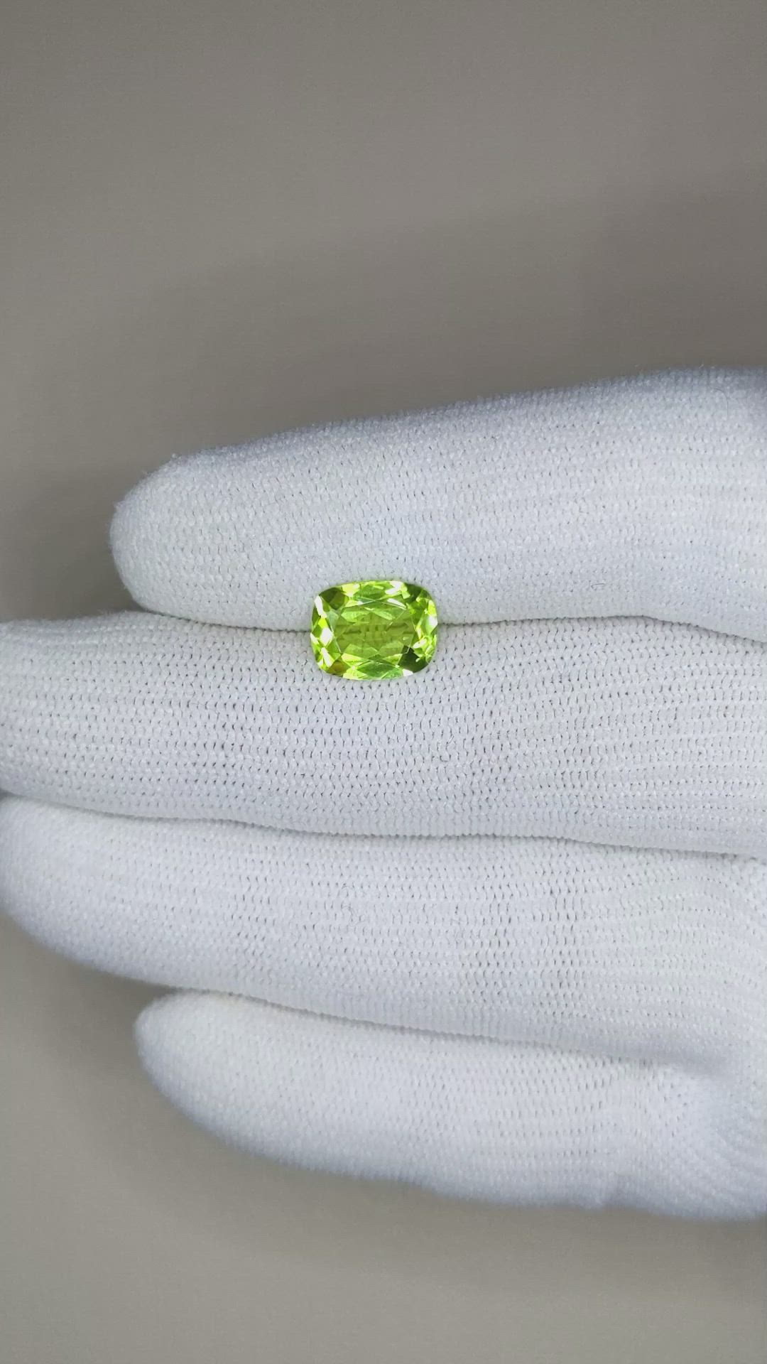 2.15 Ct. Peridot from Burma (Myanmar) Size Video