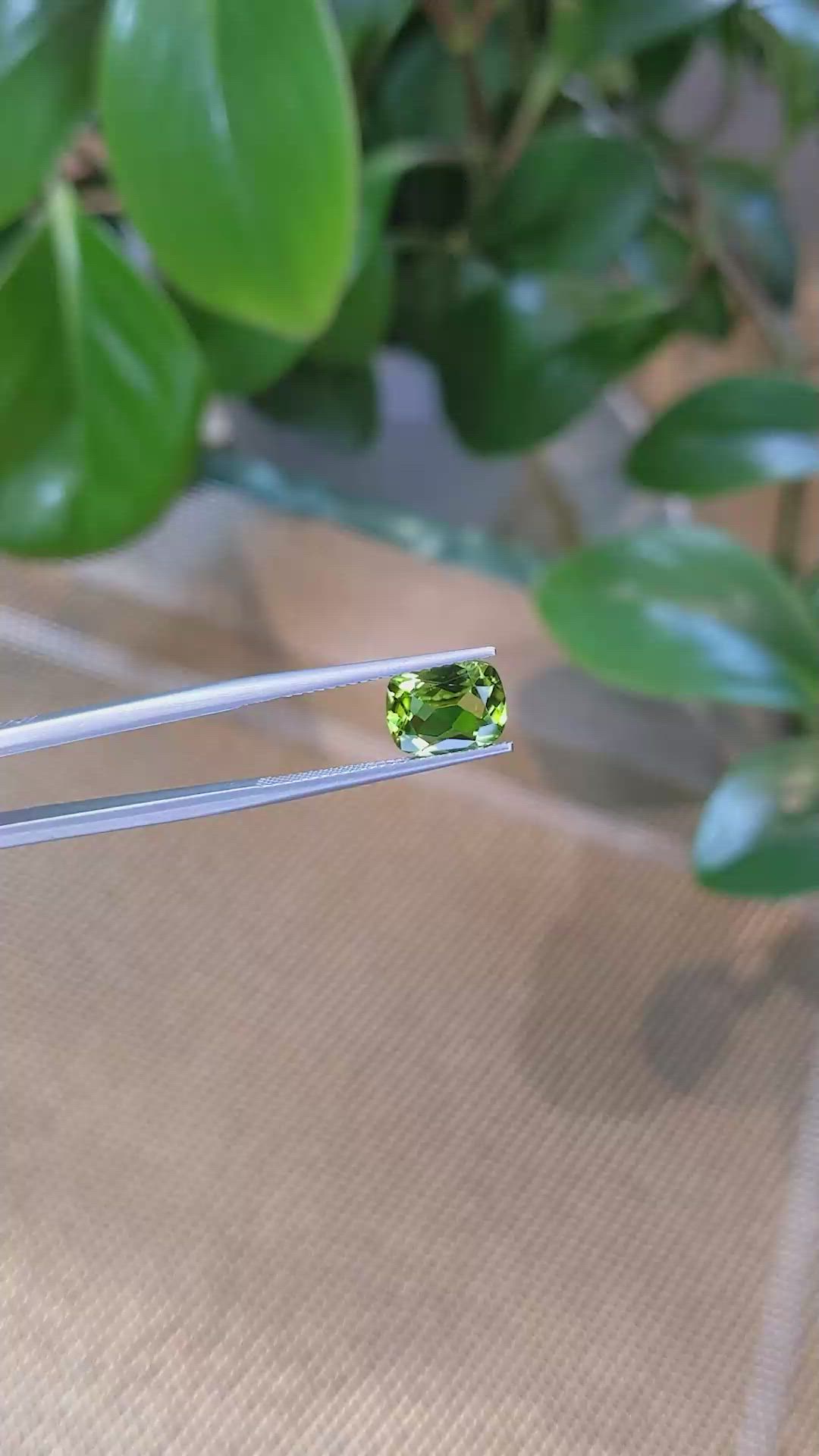 2.15 Ct. Peridot from Burma (Myanmar) Size Video