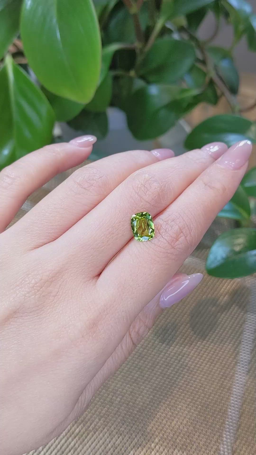 2.15 Ct. Peridot from Burma (Myanmar) Size Video