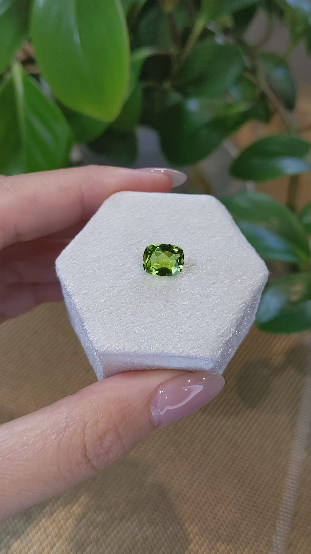 2.15 Ct. Peridot from Burma (Myanmar) Size Video